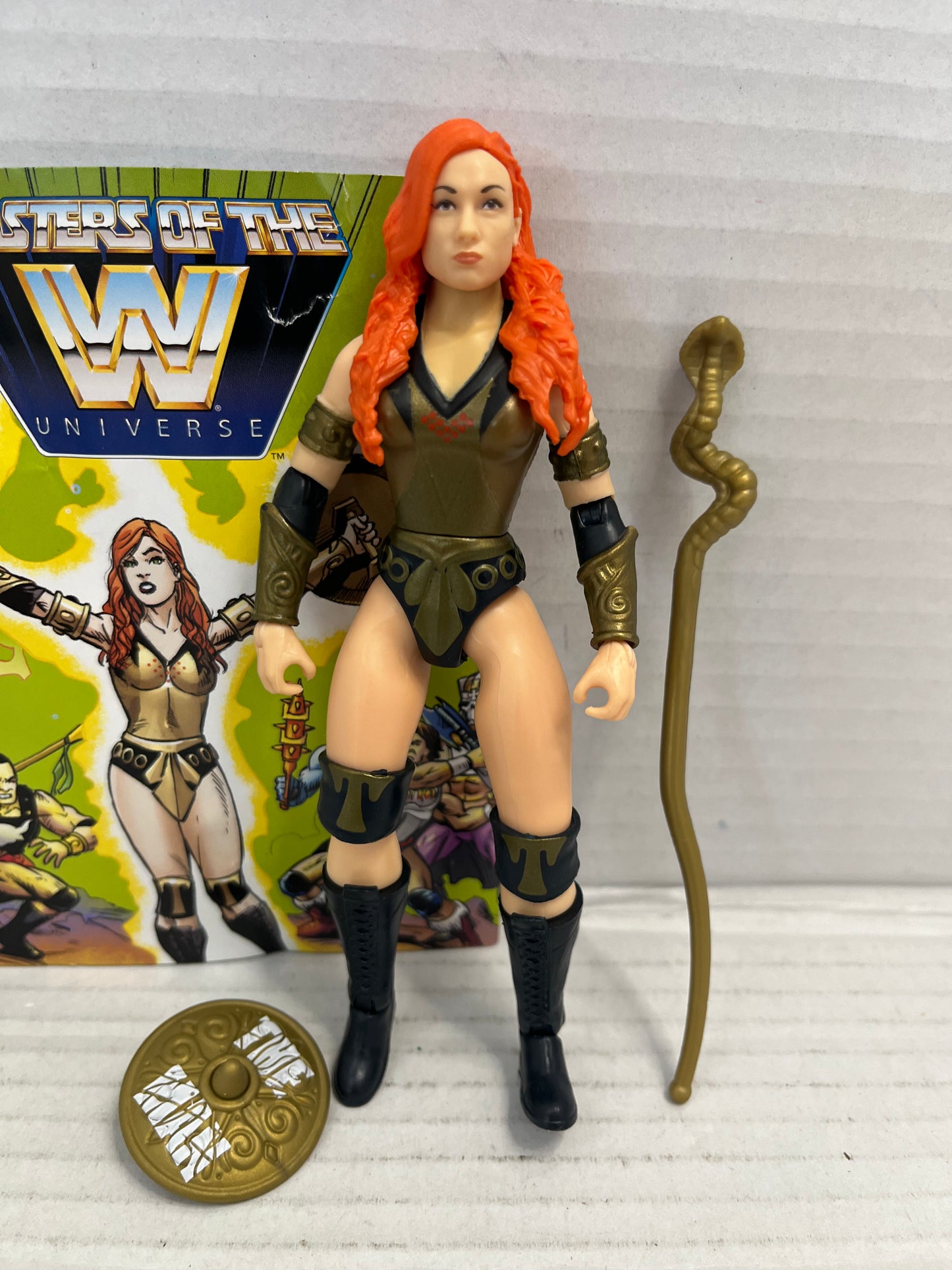 WWE Mattel Masters of the Universe Becky Lynch Action Figure Loose Complete