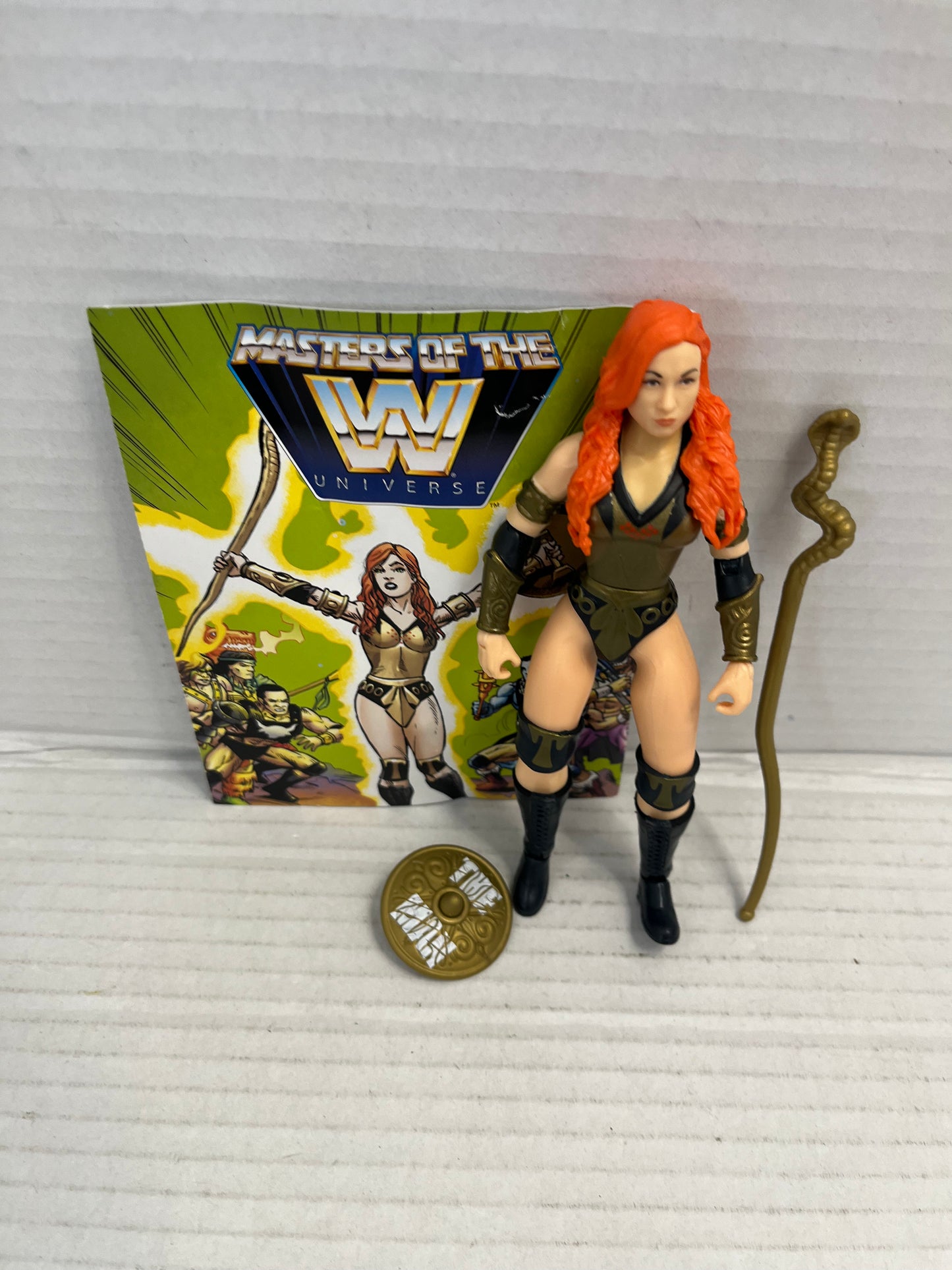 WWE Mattel Masters of the Universe Becky Lynch Action Figure Loose Complete
