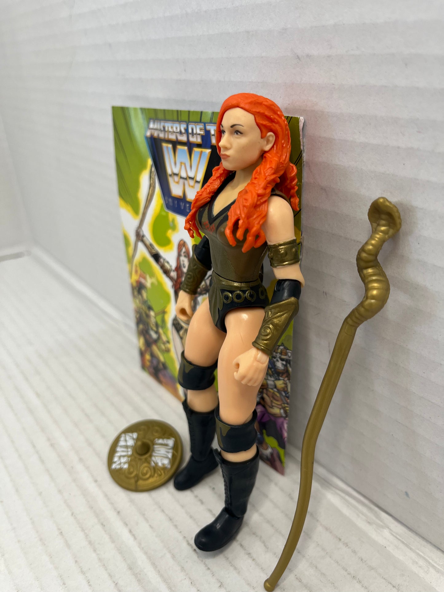 WWE Mattel Masters of the Universe Becky Lynch Action Figure Loose Complete