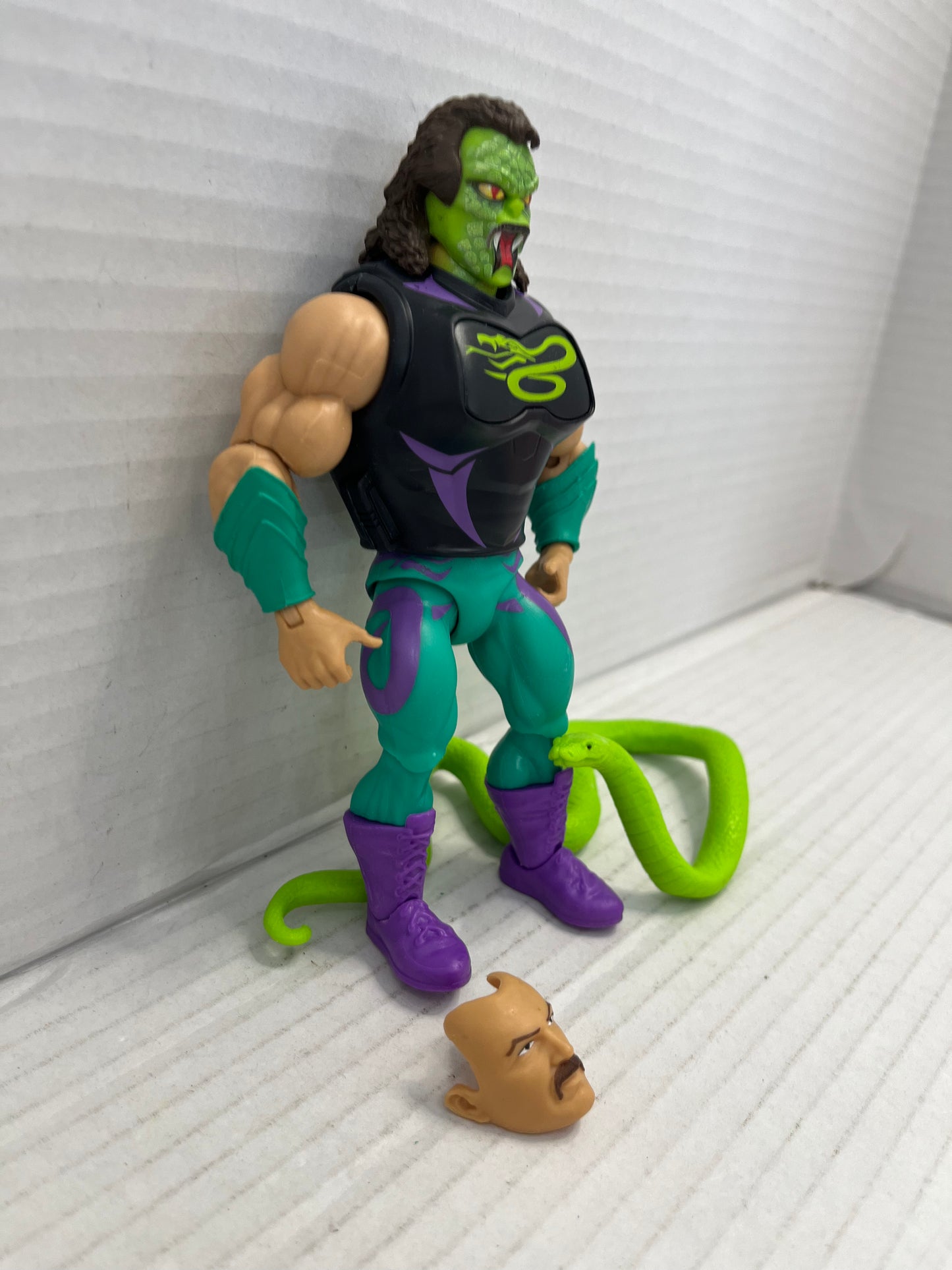 MATTEL Masters of the WWE Universe JAKE "The Snake" ROBERTS 100% Complete