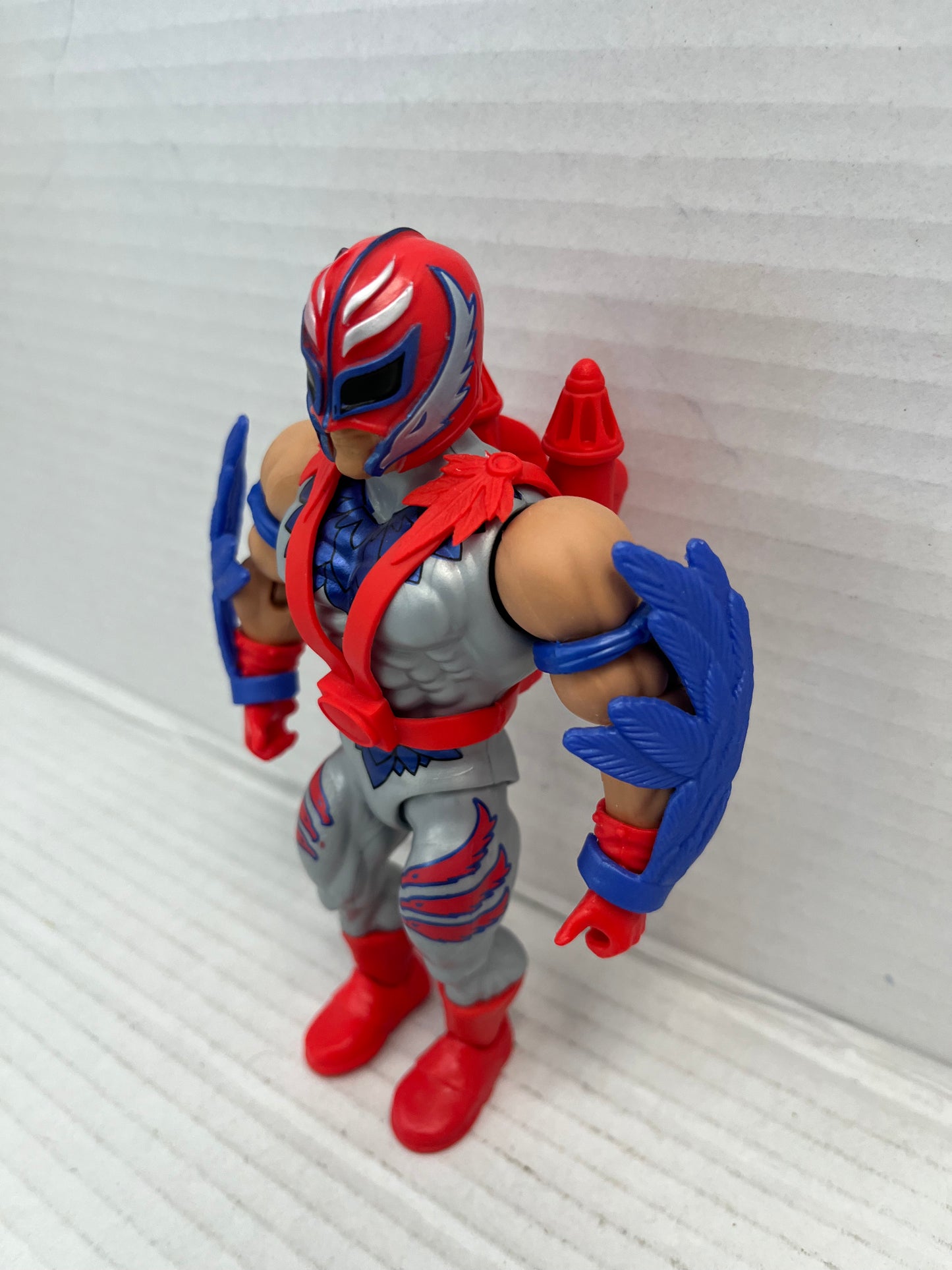 Mattel Masters of The WWE Universe Rey Mysterio MOTU Action Figure Loose Comp