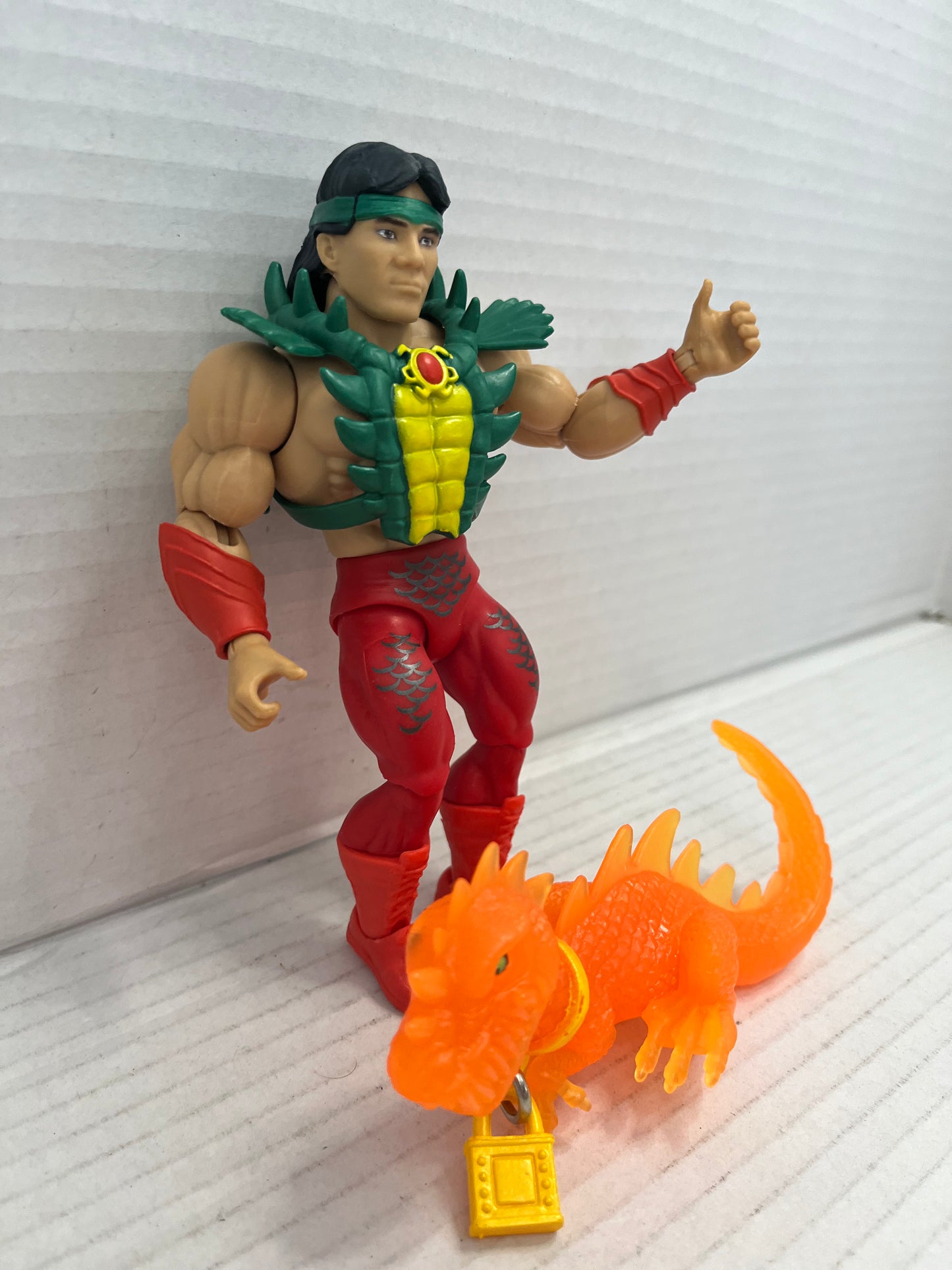 RICKY THE DRAGON STEAMBOAT MASTERS OF THE UNIVERSE WWE FIGURE WRESTLING