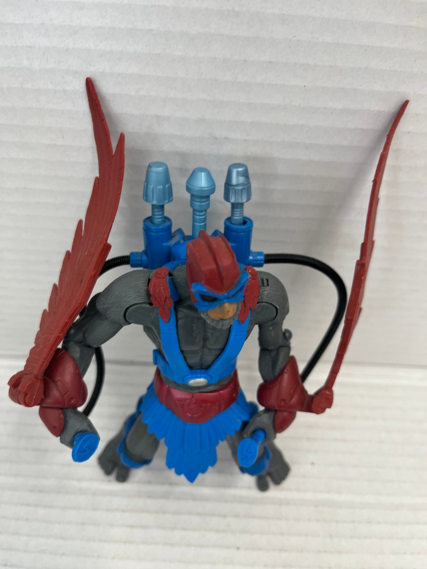 MOTU Stratos 200x Loose Complete He-Man figure Masters of the Universe Mattel