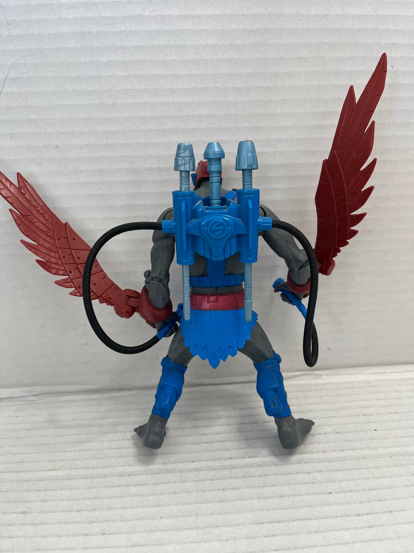 MOTU Stratos 200x Loose Complete He-Man figure Masters of the Universe Mattel