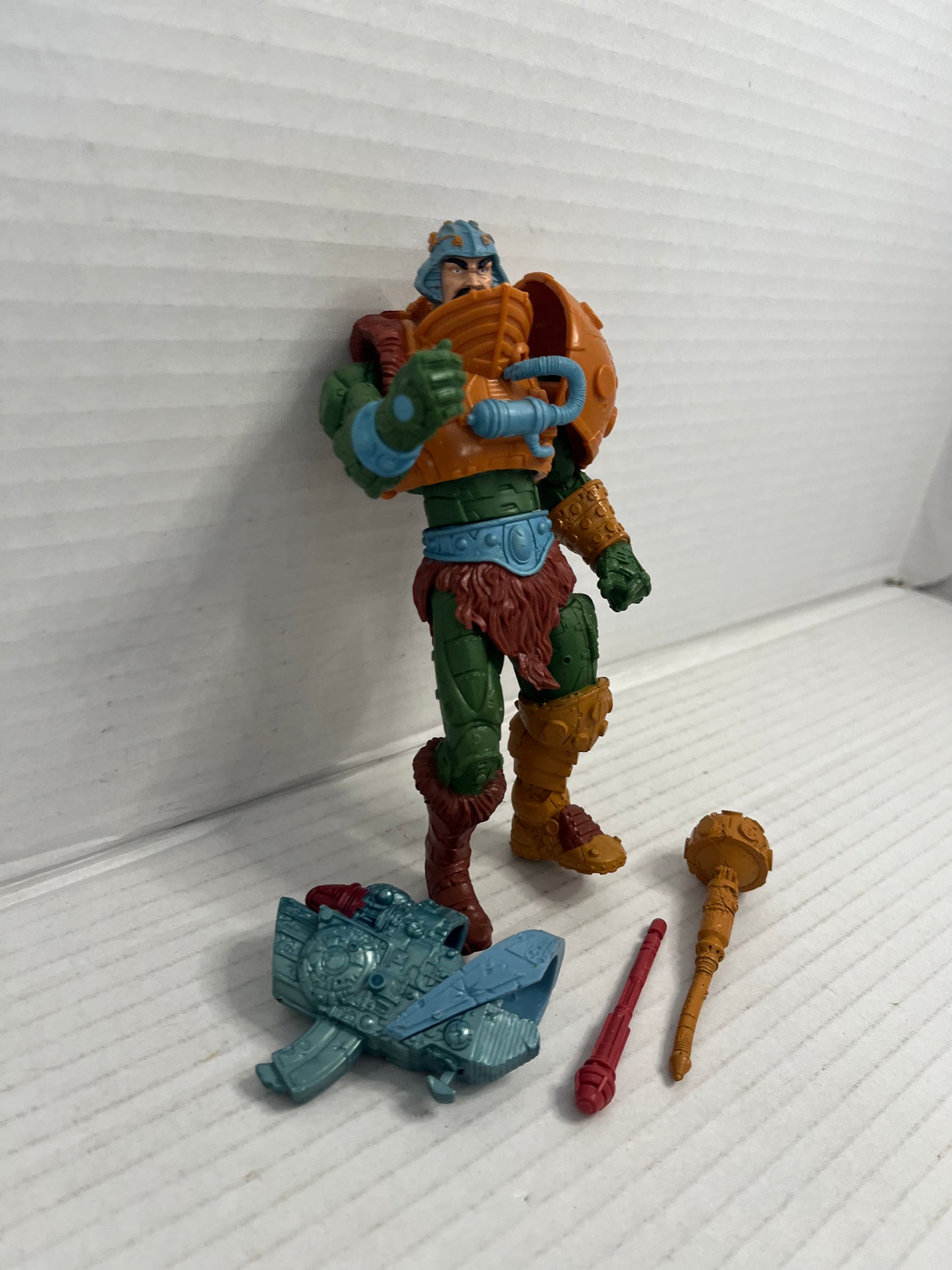 MOTU, Man-At-Arms, 200x, complete, He-Man figure, Masters of the Universe, mace
