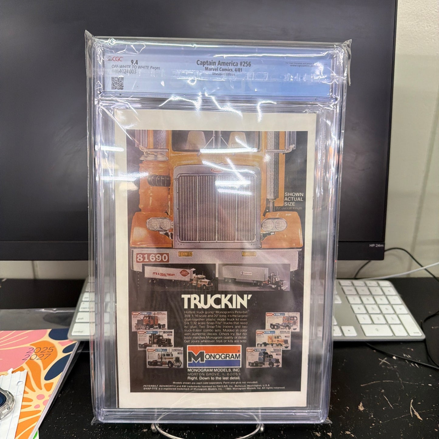 Captain America #256 CGC 9.4 "Marvel Comics" 1981