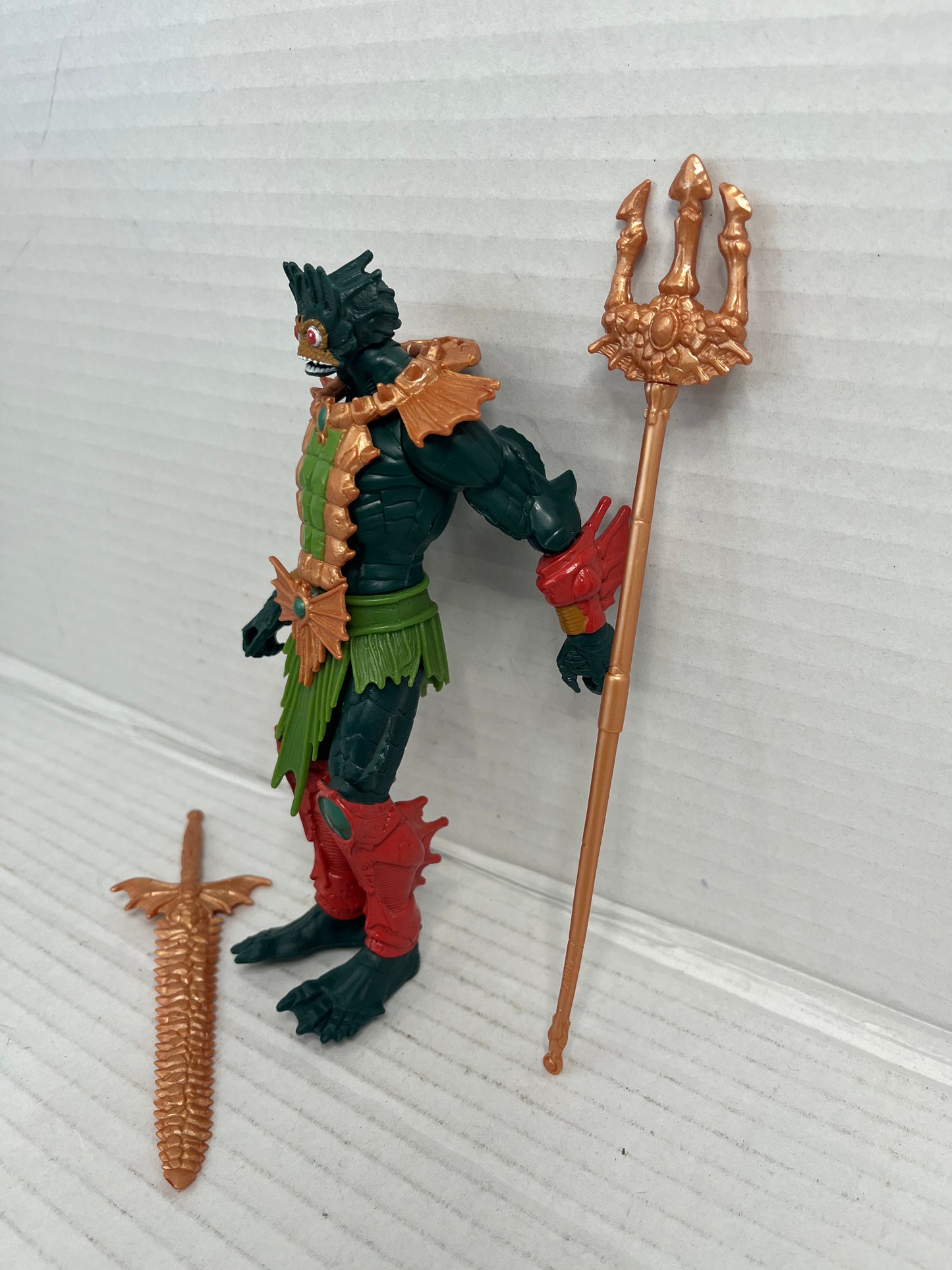 Masters Of The Universe MOTU 200x MERMAN He-Man Armor COPPER VARIANT