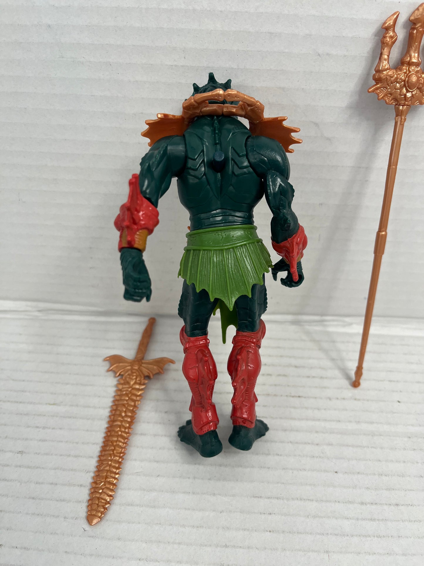 Masters Of The Universe MOTU 200x MERMAN He-Man Armor COPPER VARIANT
