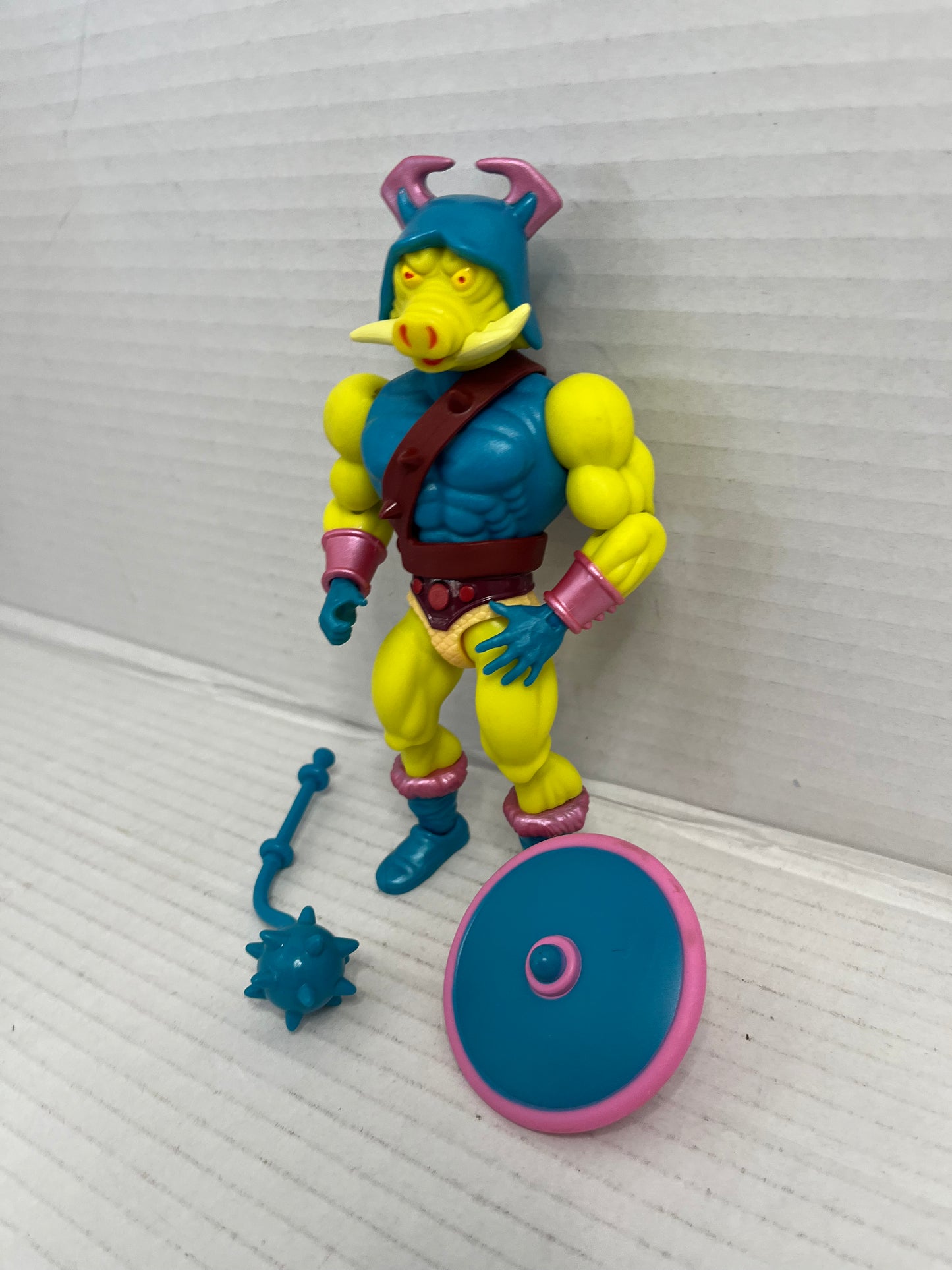 Pig Head Mattel Masters of the Universe Origins Sun-Man Loose Complete Figure