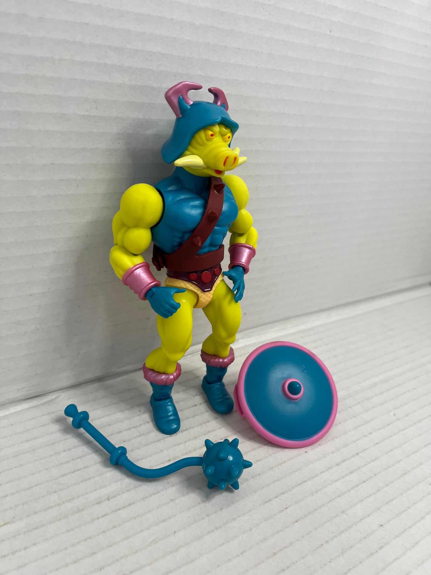 Pig Head Mattel Masters of the Universe Origins Sun-Man Loose Complete Figure