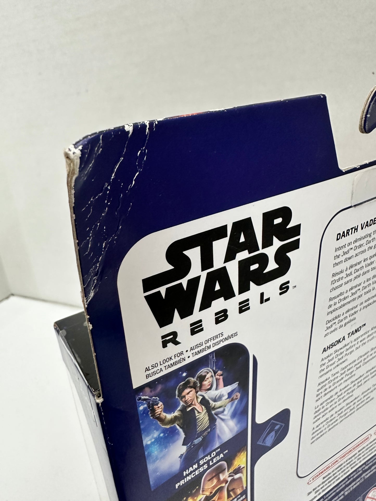 Star Wars Rebels Darth Vader & Ahsoka Tano Action Figures Hasbro Disney 2015
