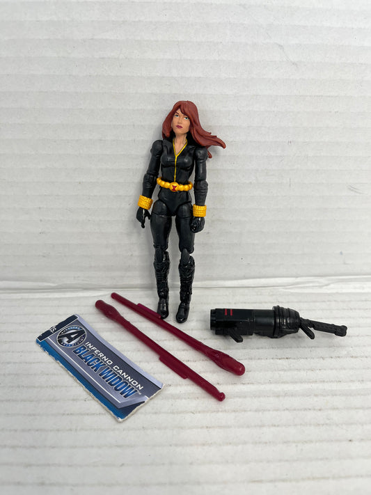 Hasbro Marvel Avengers Assemble Inferno Cannon Black Widow 3.75" Figure Complete