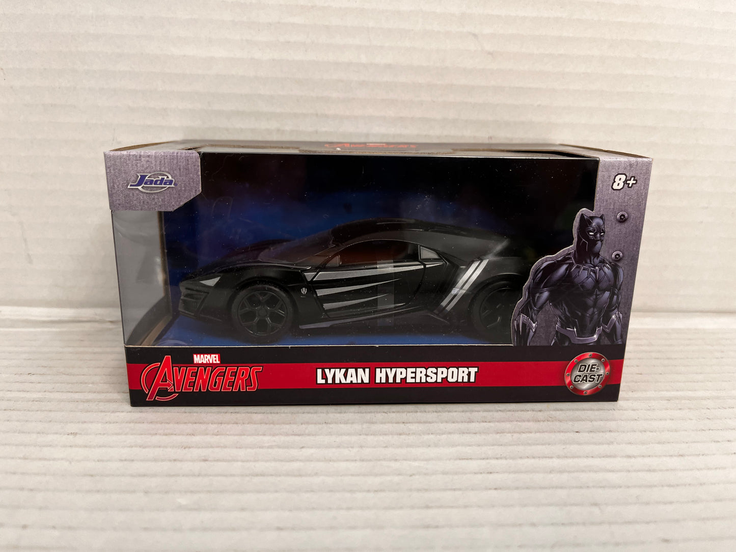 Jada 1:32 Marvel Avengers BLACK PANTHER Die Cast Car LYKAN HYPERSPORT New
