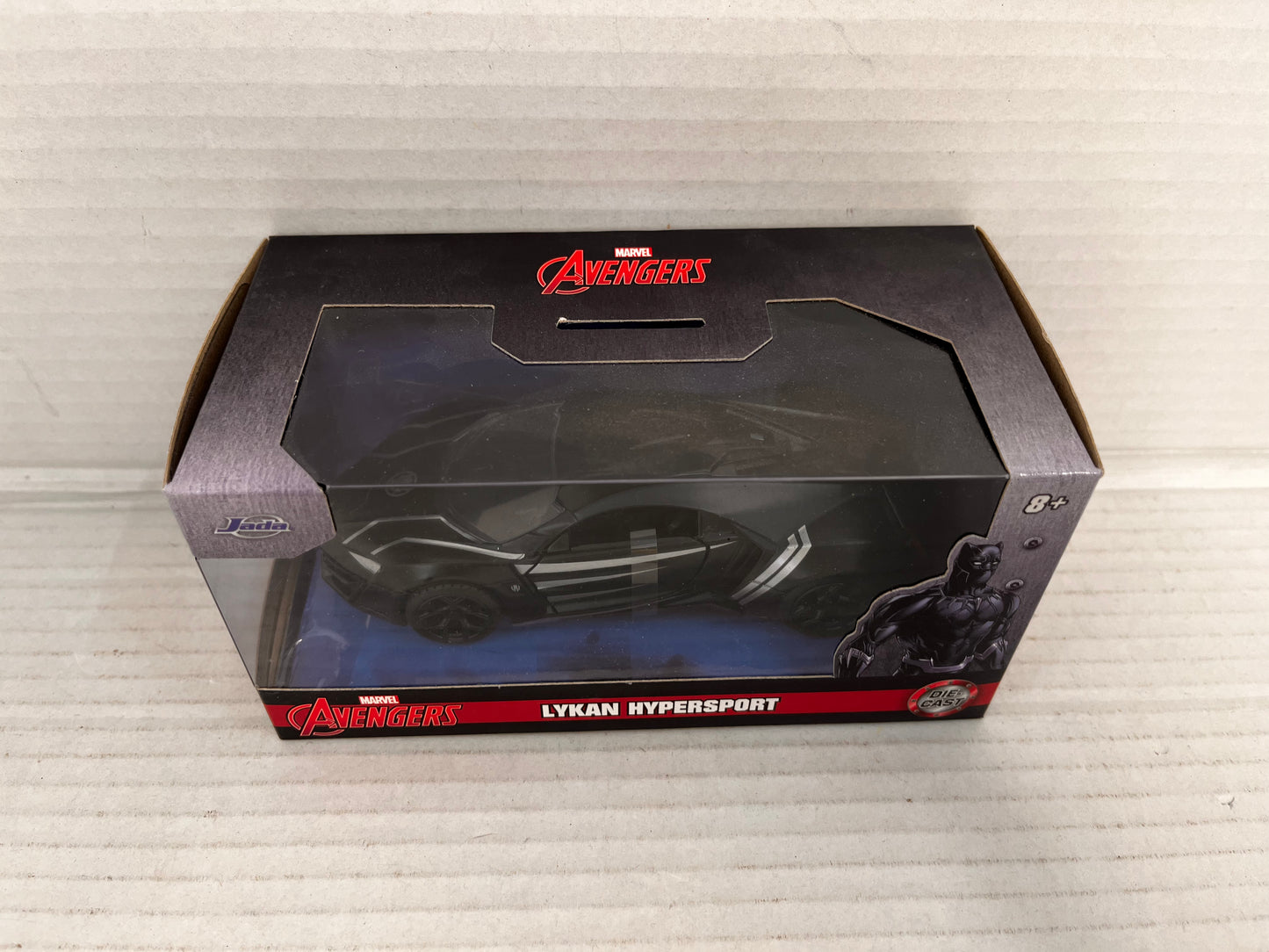 Jada 1:32 Marvel Avengers BLACK PANTHER Die Cast Car LYKAN HYPERSPORT New