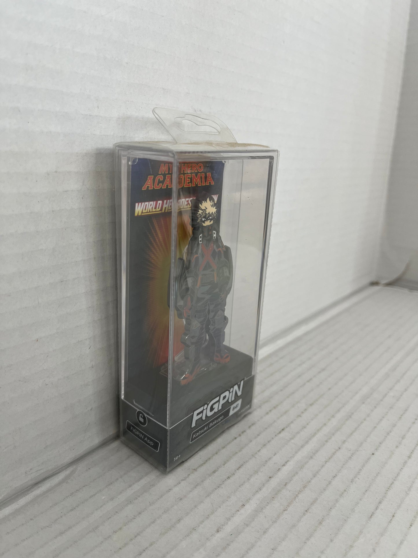 FiGPiN My Hero Academia : World Heroes Mission - Katsuki Bakugo # 841 **NEW**