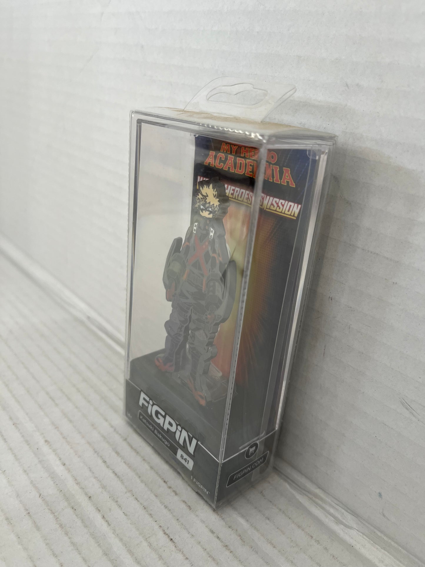 FiGPiN My Hero Academia : World Heroes Mission - Katsuki Bakugo # 841 **NEW**
