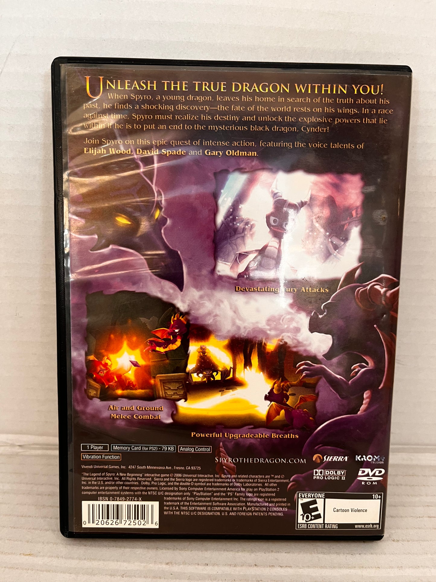 The Legend of Spyro: A New Beginning (PlayStation 2 PS2) Complete