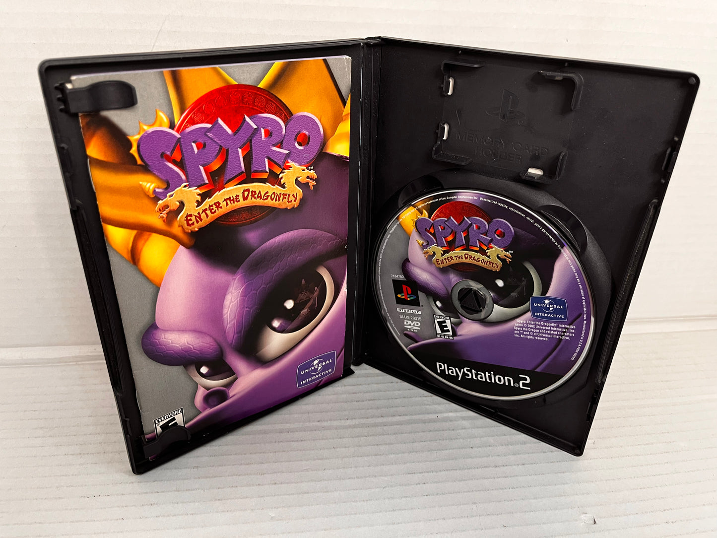 Spyro: Enter the Dragonfly (Sony PlayStation 2, 2002) Complete