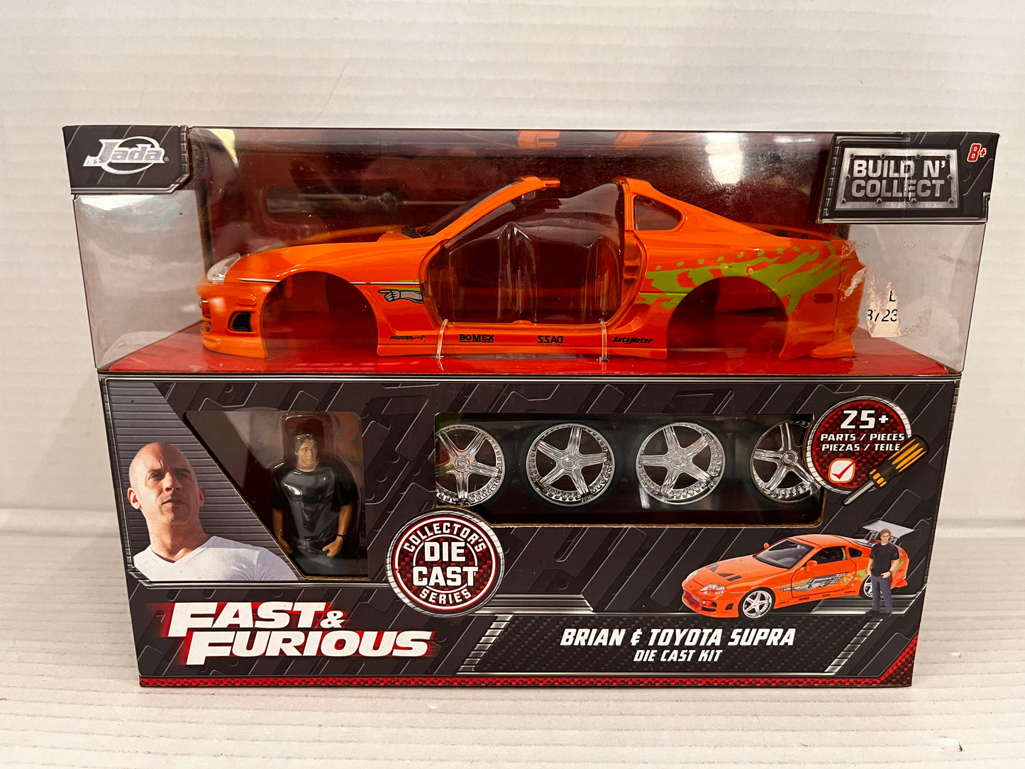 Jada Toys - 1:24 Fast & Furious 1 - Brian's Toyota Supra Build N Collect Sealed