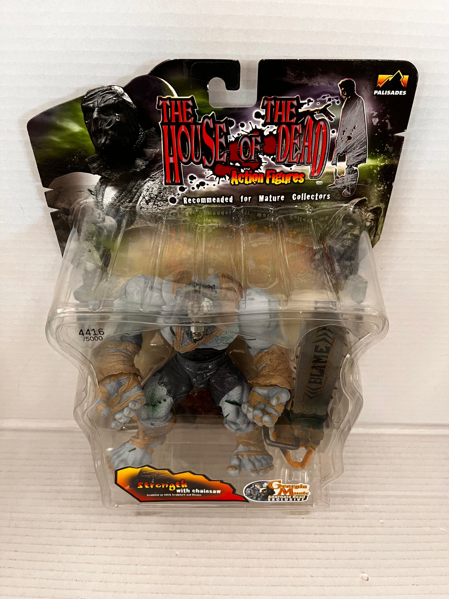 Palisades 2000 House of the Dead Strength With Chainsaw 7" Figure Exclusive