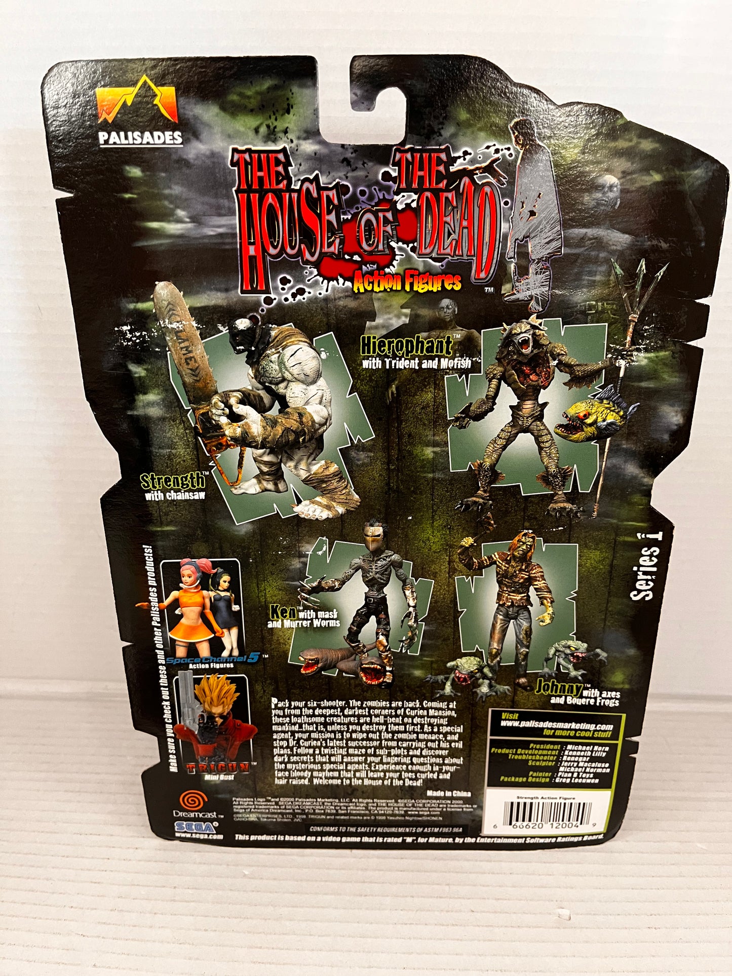 Palisades 2000 House of the Dead Strength With Chainsaw 7" Figure Exclusive