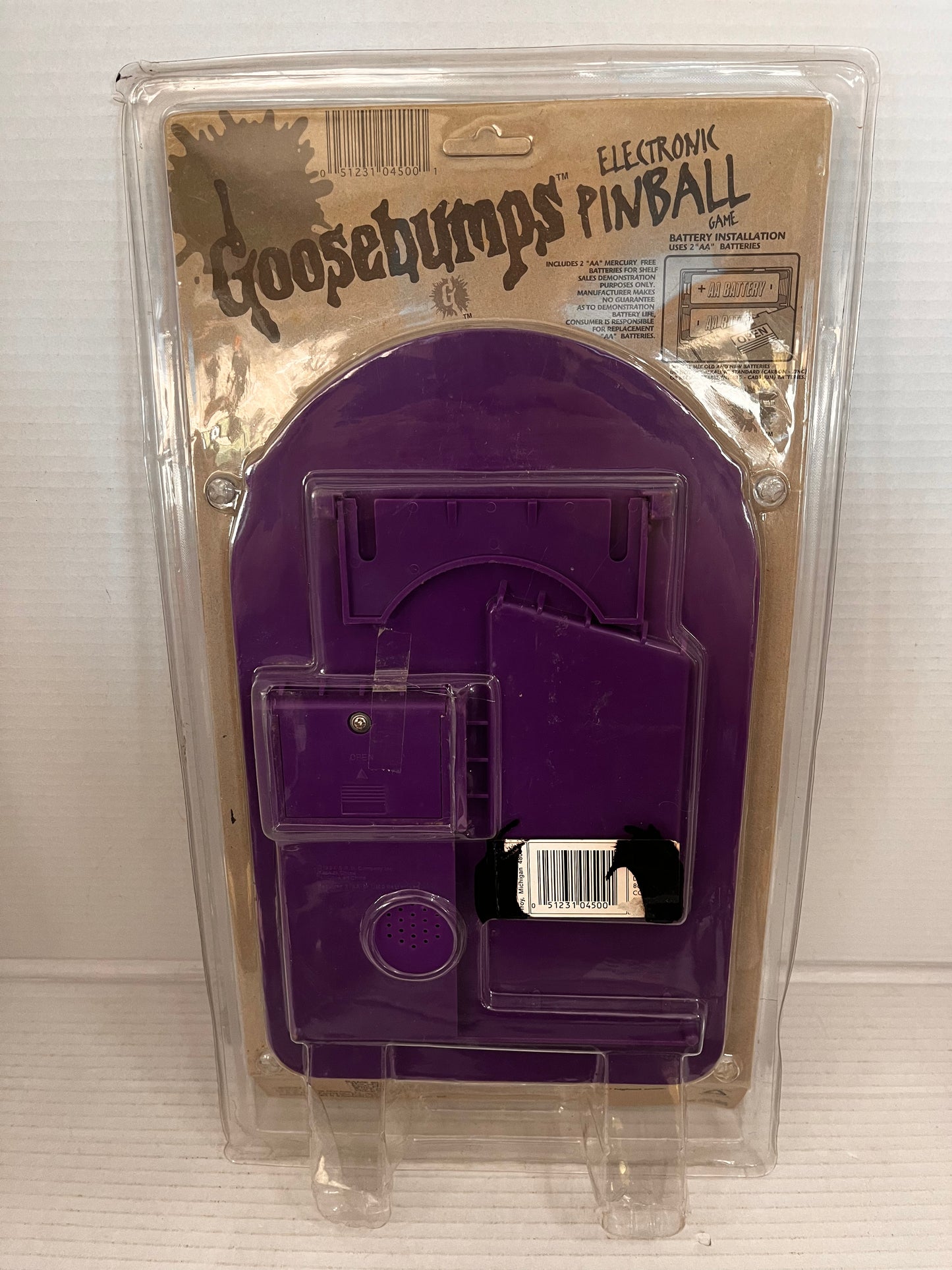 Vintage 90s Goosebumps Horrorland R.L. Stine Electric Pinball Game