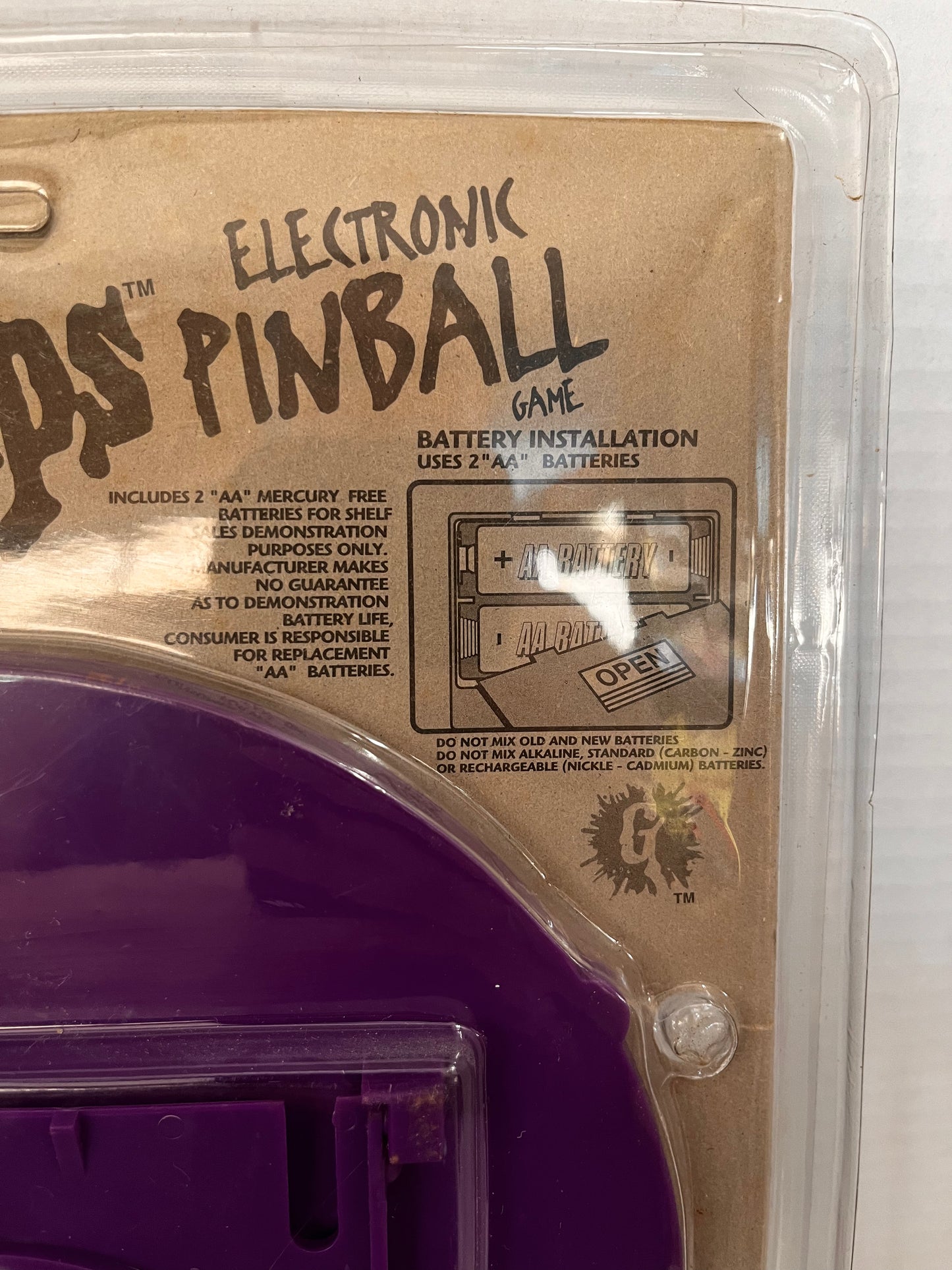Vintage 90s Goosebumps Horrorland R.L. Stine Electric Pinball Game