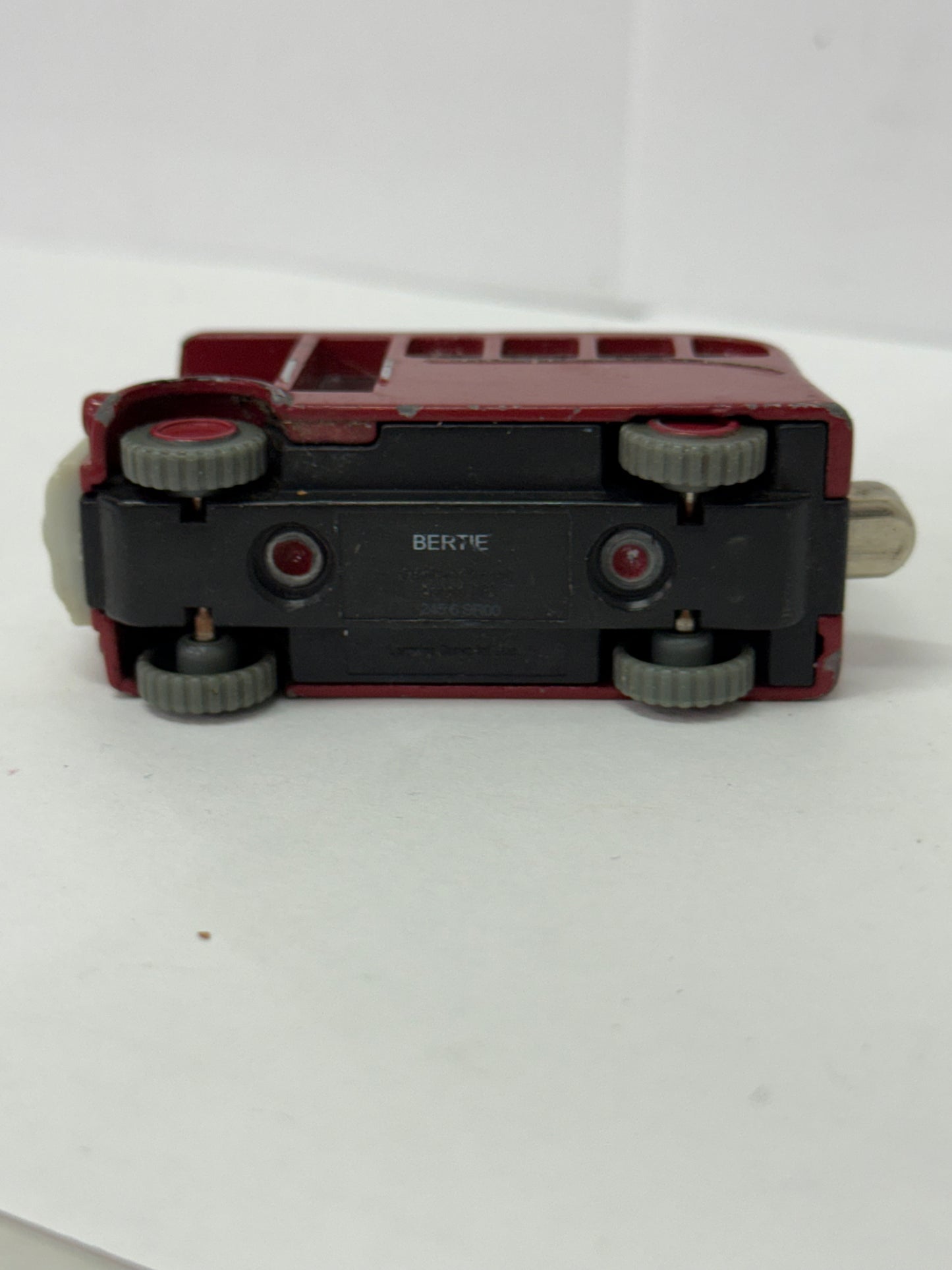 Thomas the Train Bertie Bus Diecast Metal Friends Take Play Along Red 2002