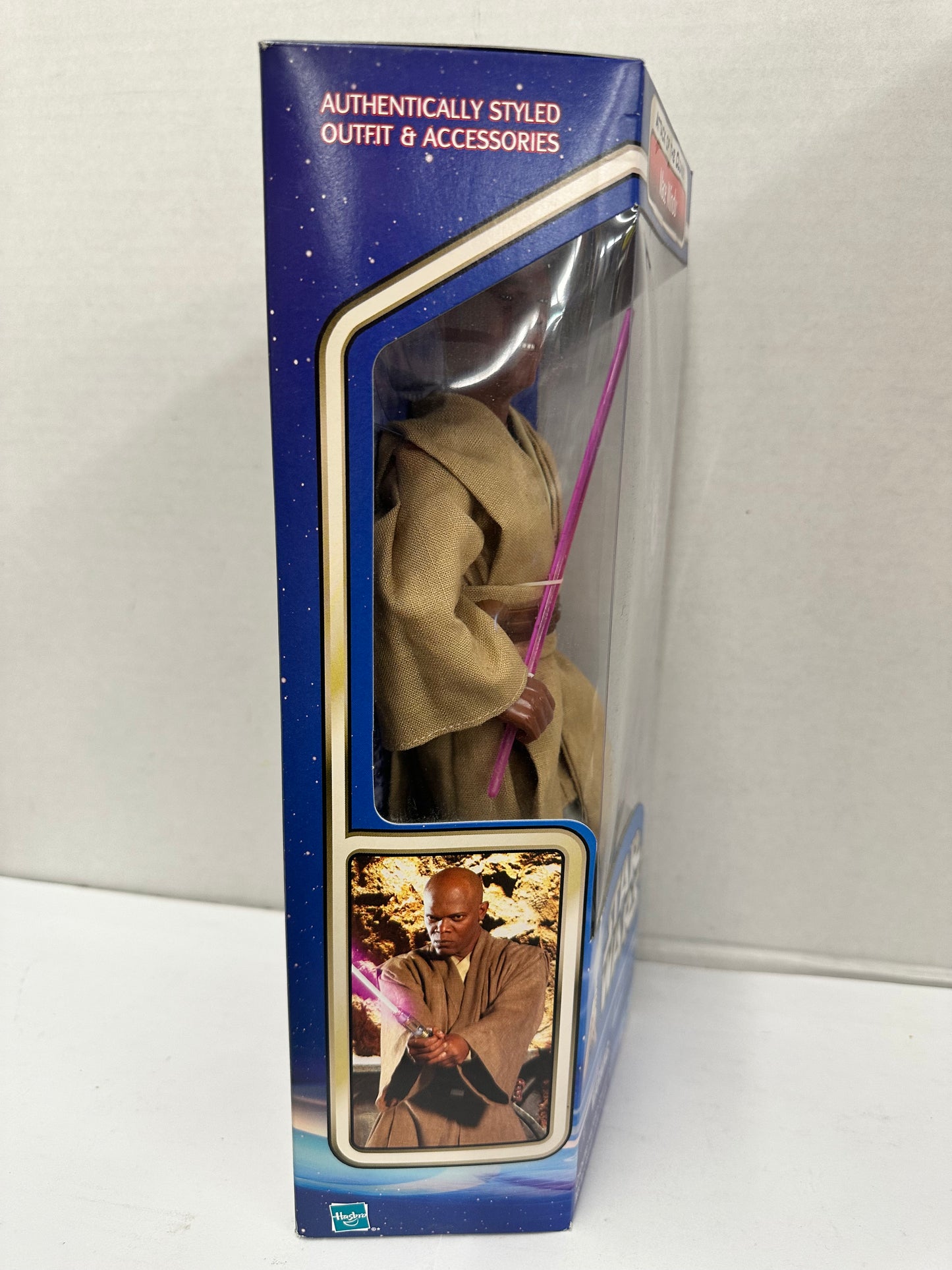 Star Wars Attack of the Clones MACE WINDU 12" action figure Jedi Council