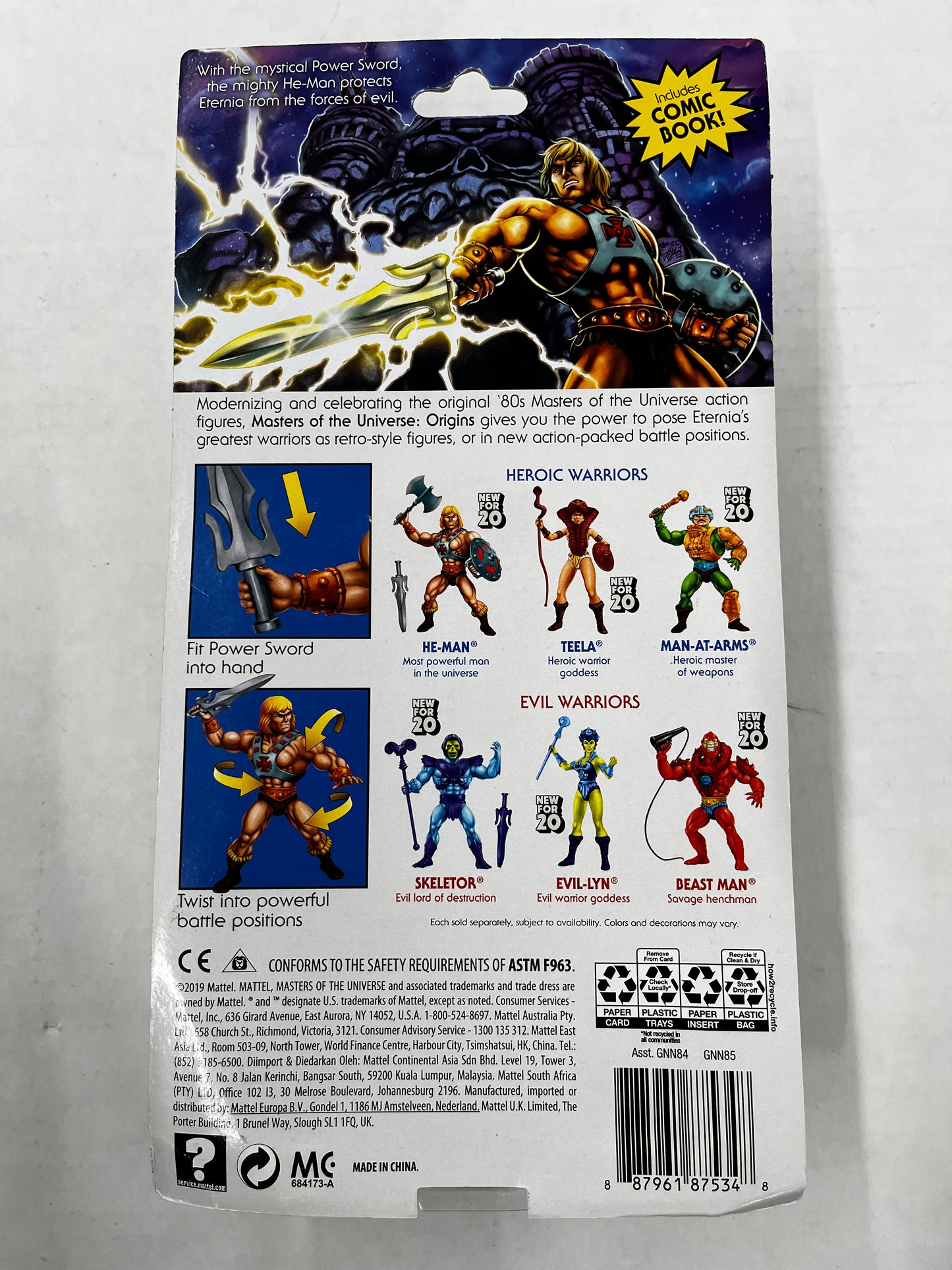 Masters of the Universe Origins He-Man Retro Play Action Figure