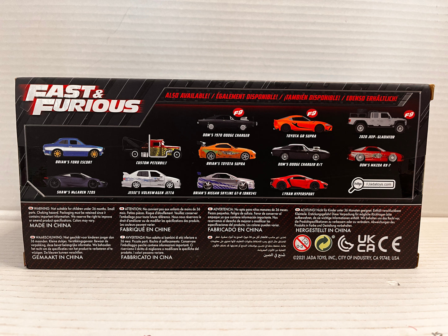 BRAND NEW 2021 FAST & FURIOUS JOHNNY'S HONDA 5Z000 1:24 DIE-CAST BY JADA®