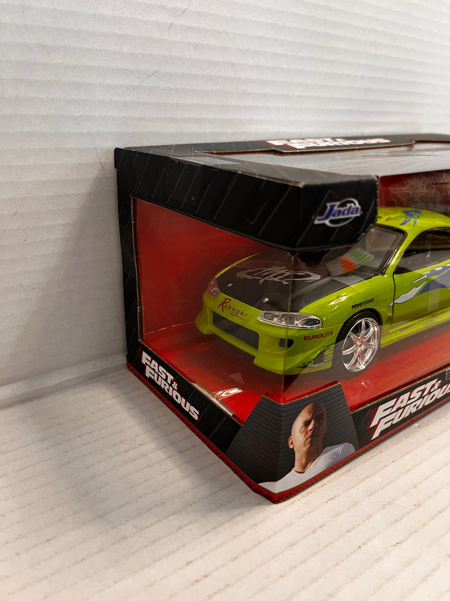 BRIAN'S MITSUBISHI ECLIPSE GREEN THE FAST & THE FURIOUS 1/24 MODEL JADA 97603