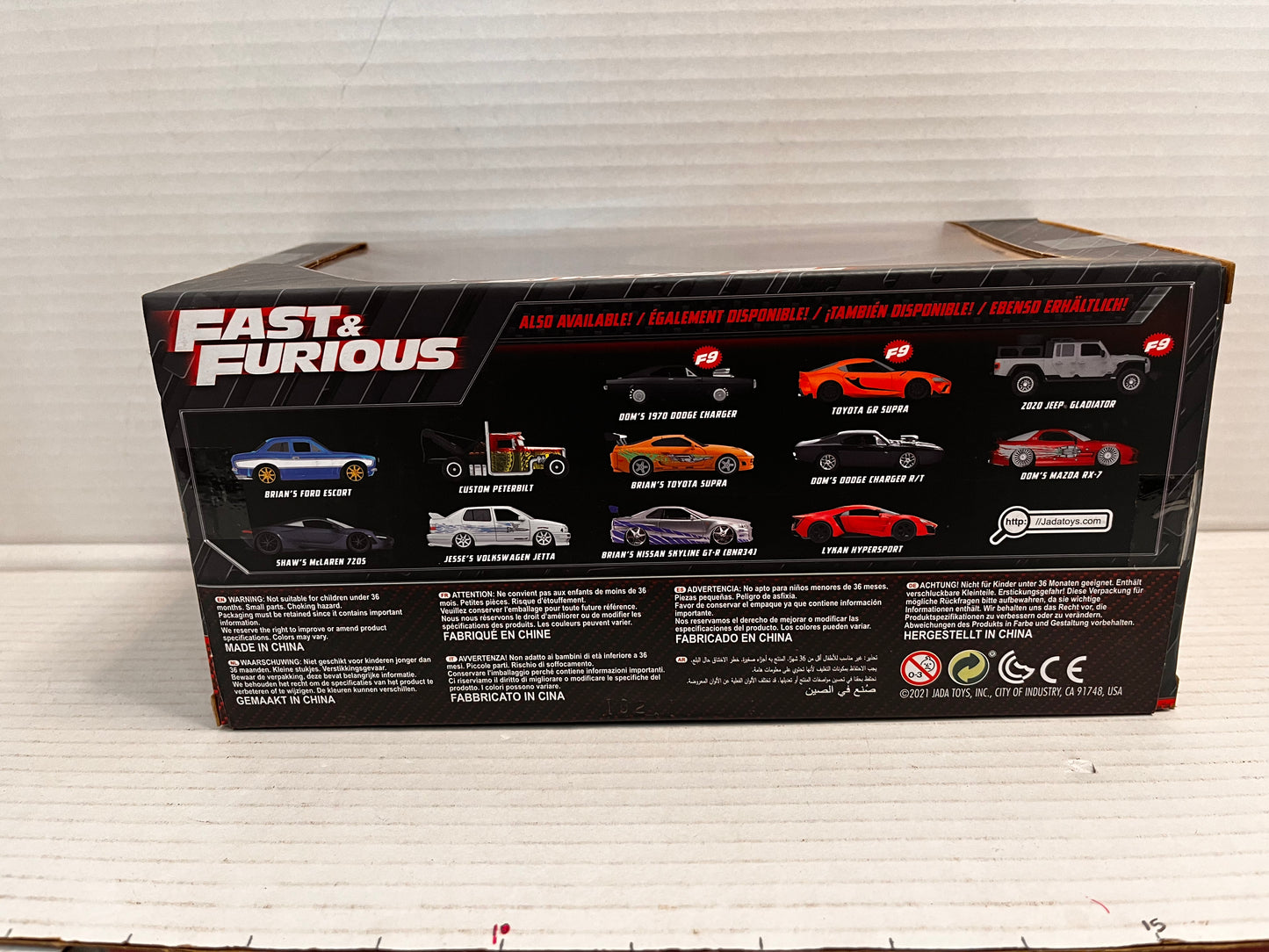 PLYMOUTH BARRACUDA LETTY'S BLACK FAST AND THE FURIOUS 1:24 Jada