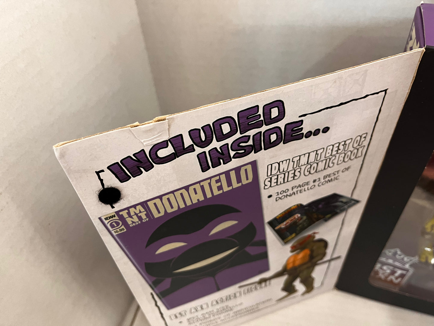 BST AXN TMNT Best of Donatello Action W/ Comic Book Teenage Mutant Ninja Turtles