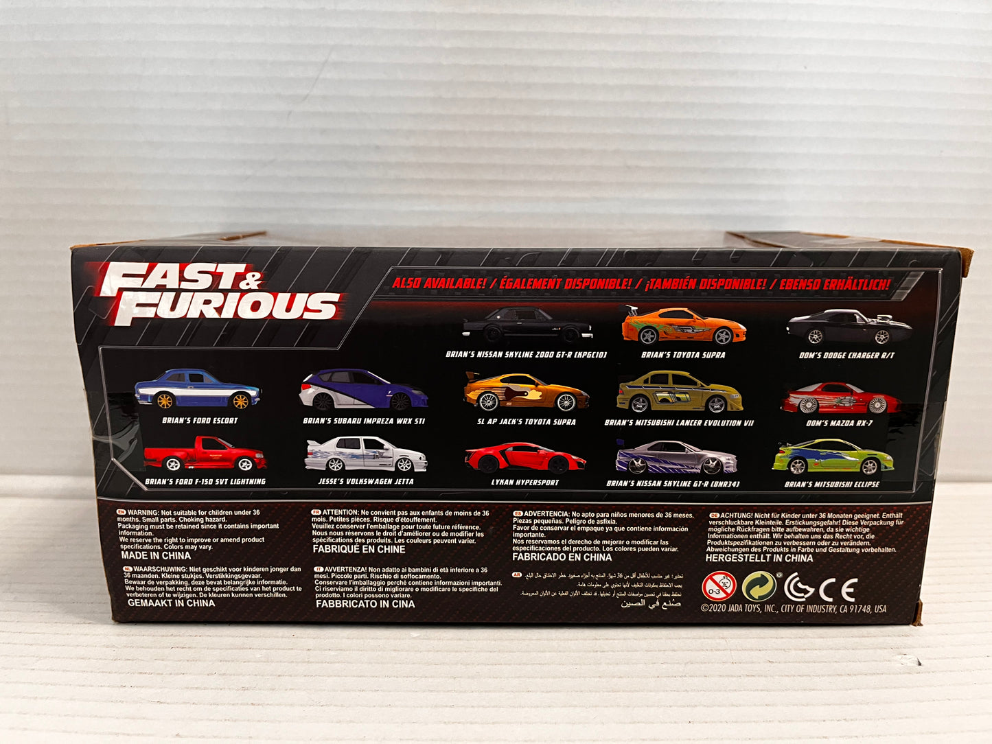 FAST & FURIOUS Doms Plymouth GTX 1/24 SCALE DIECAST OPENING Parts 98292