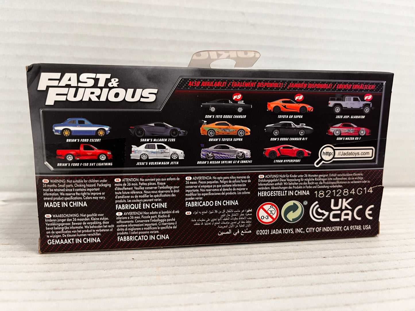 Jada 1:32 Fast And Furious Brian's 1999 Ford F-150 SVT Lightning