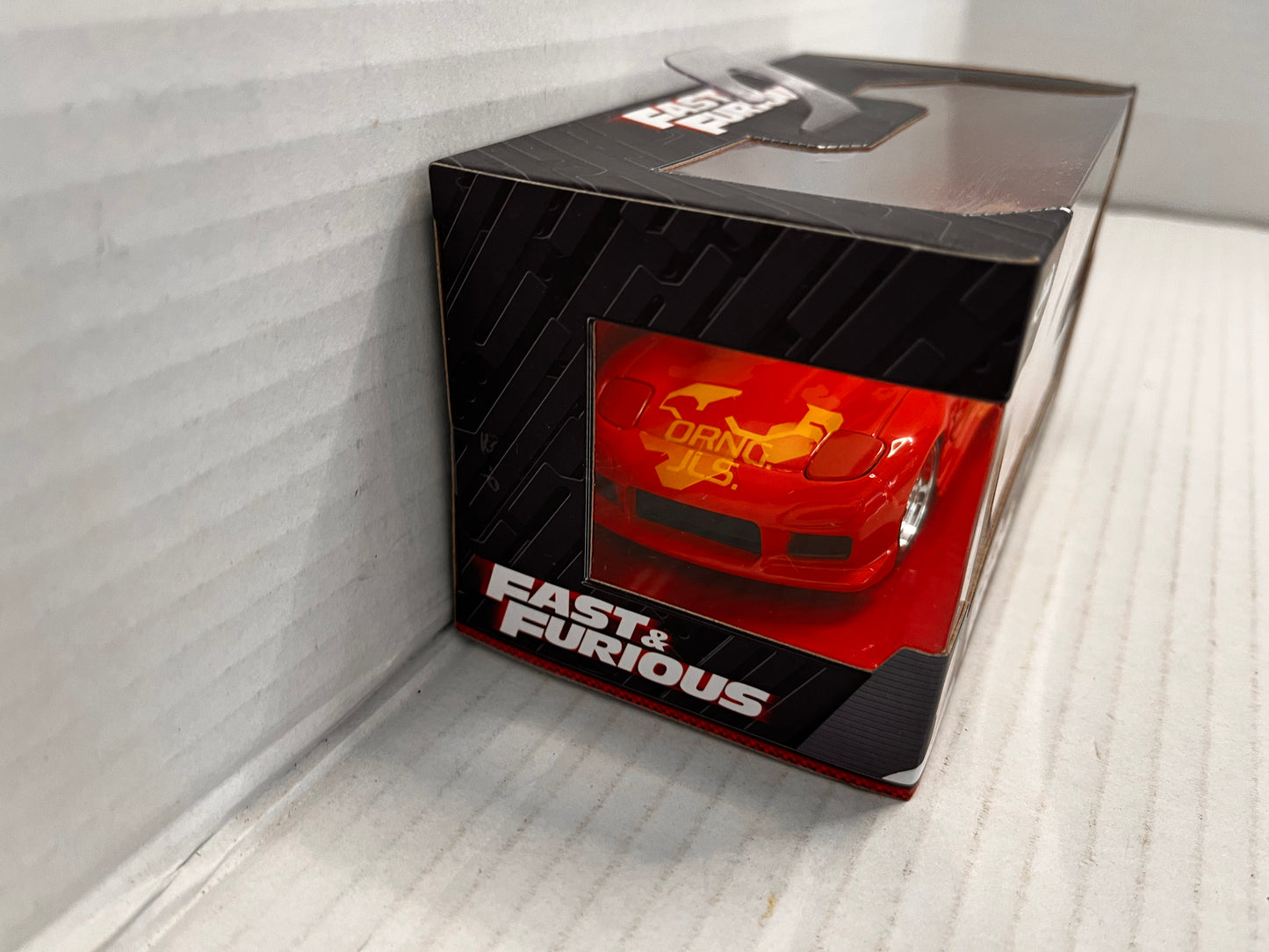 Fast & Furious Orange JLS Mazda RX-7 RX7 Jada 1:32 Diecast Model Car RED