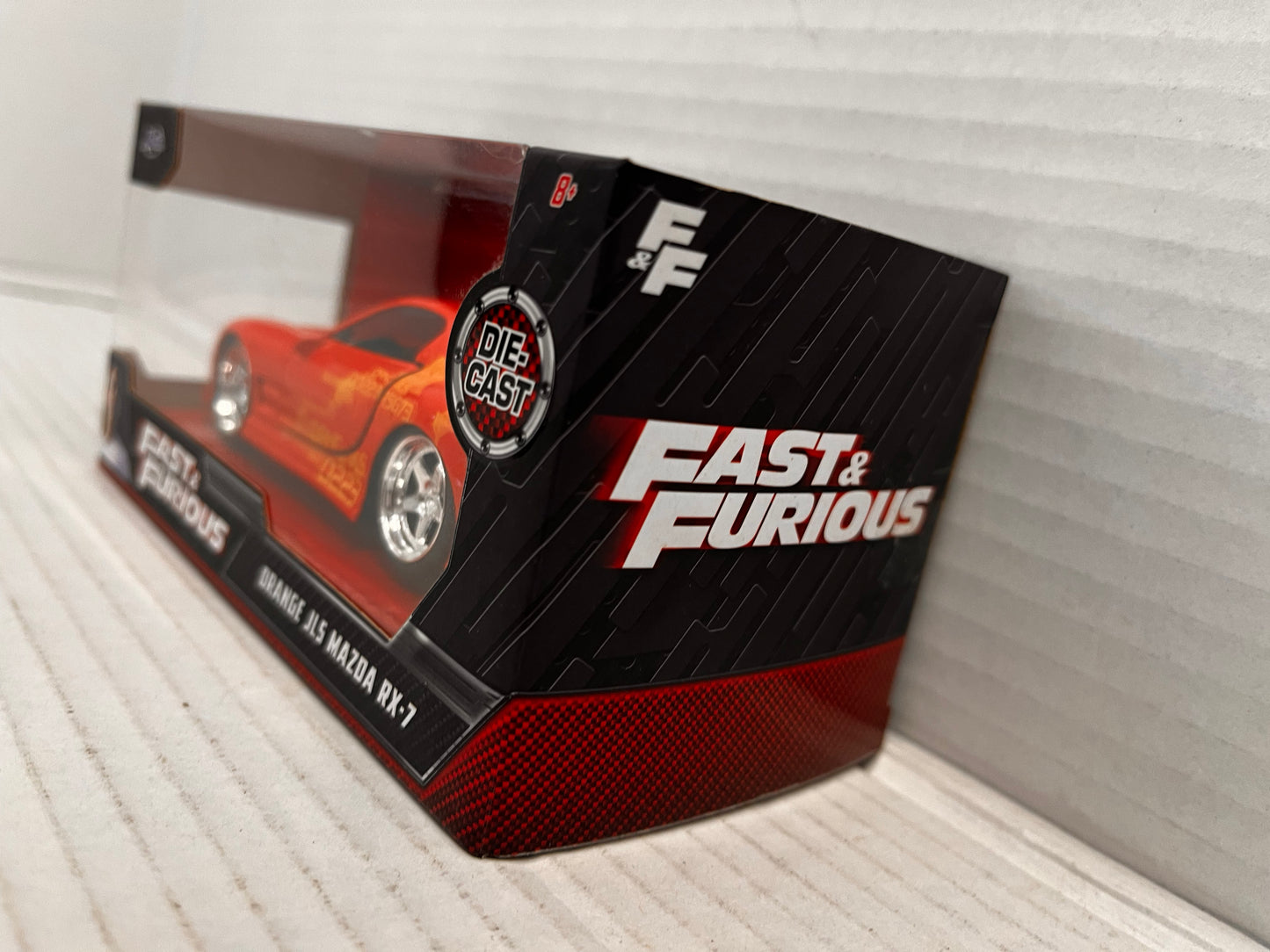 Fast & Furious Orange JLS Mazda RX-7 RX7 Jada 1:32 Diecast Model Car RED