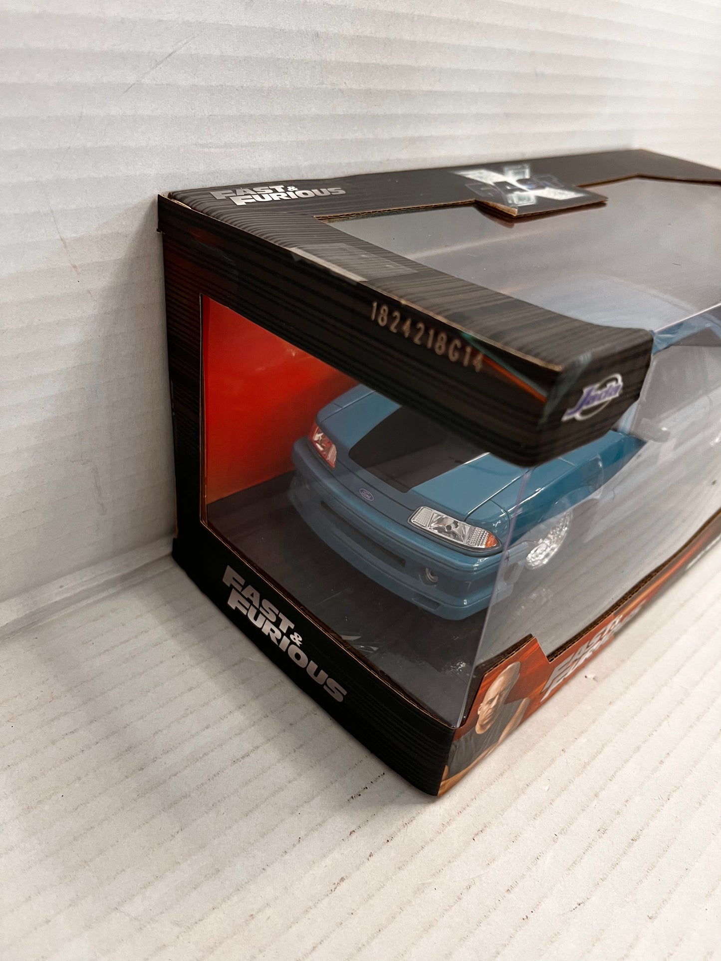 Jada 1:24 Fast & Furious Jakob's 1989 Ford Mustang GT Blue Diecast Car