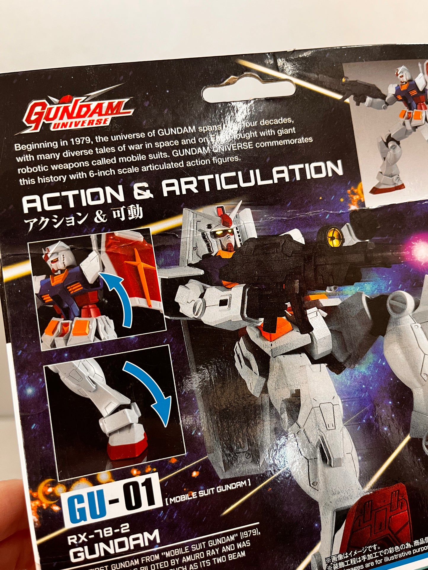 GUNDAM UNIVERSE GU-01 RX-78-2 GUNDAM BANDAI NAMCO Figure