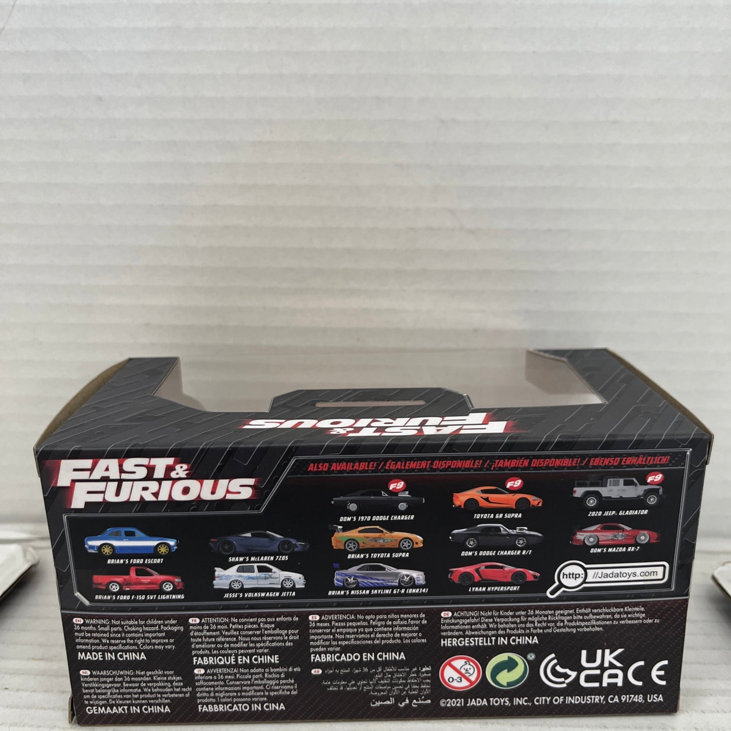 Jada Toys - Fast and Furious Brian's Car Toyota Supra 1995, Scale 1:32 - Orange