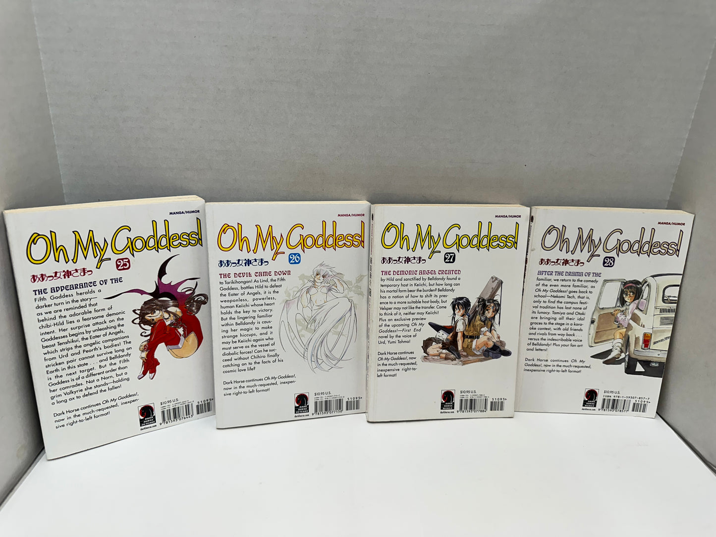 Oh My Goddess! Manga Lot Of 8, English, Volumes 21-28
