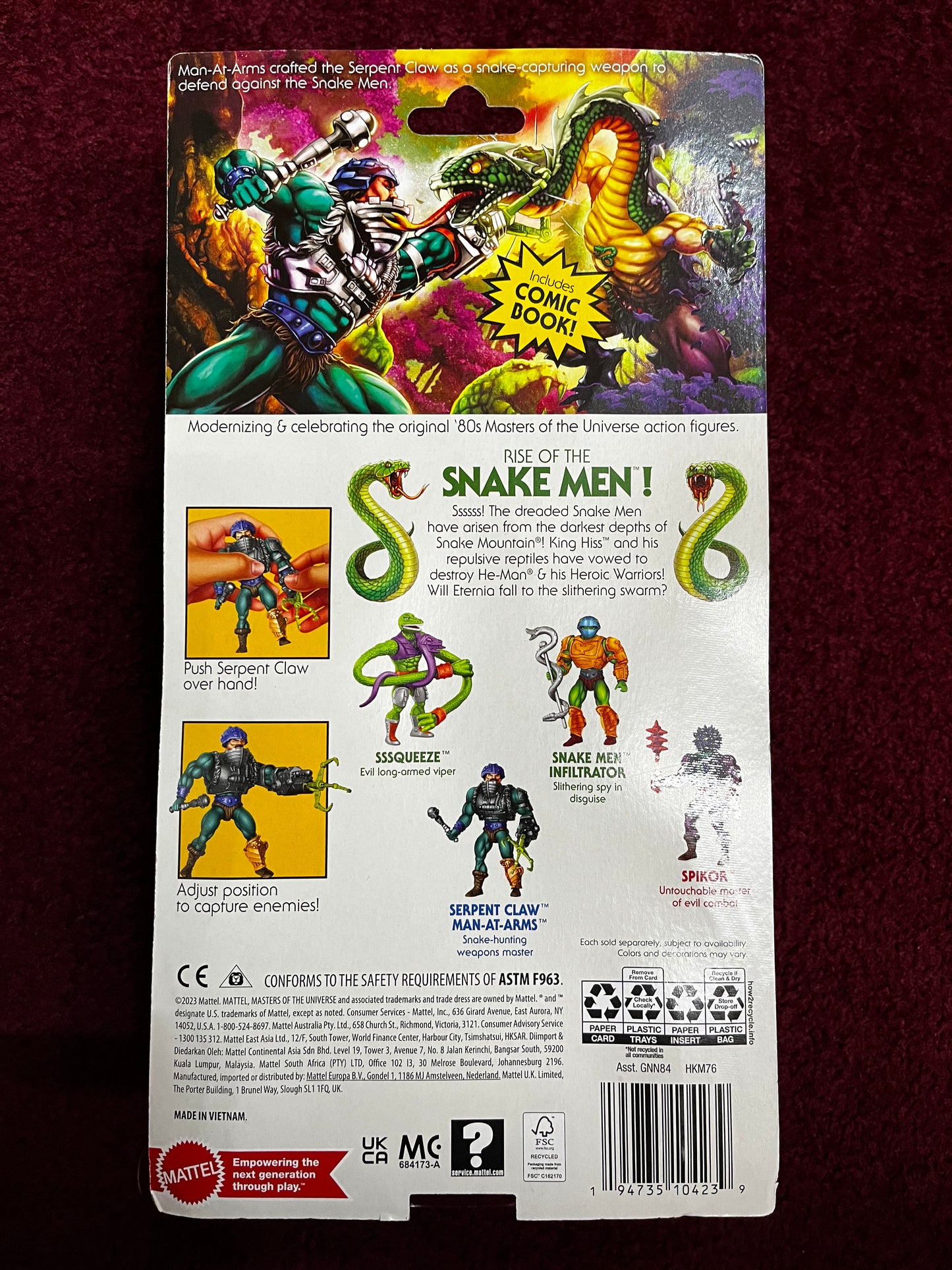 Serpent Claw Man-At-Arms Masters of the Universe MOTU Origins 5.5” Action Figure