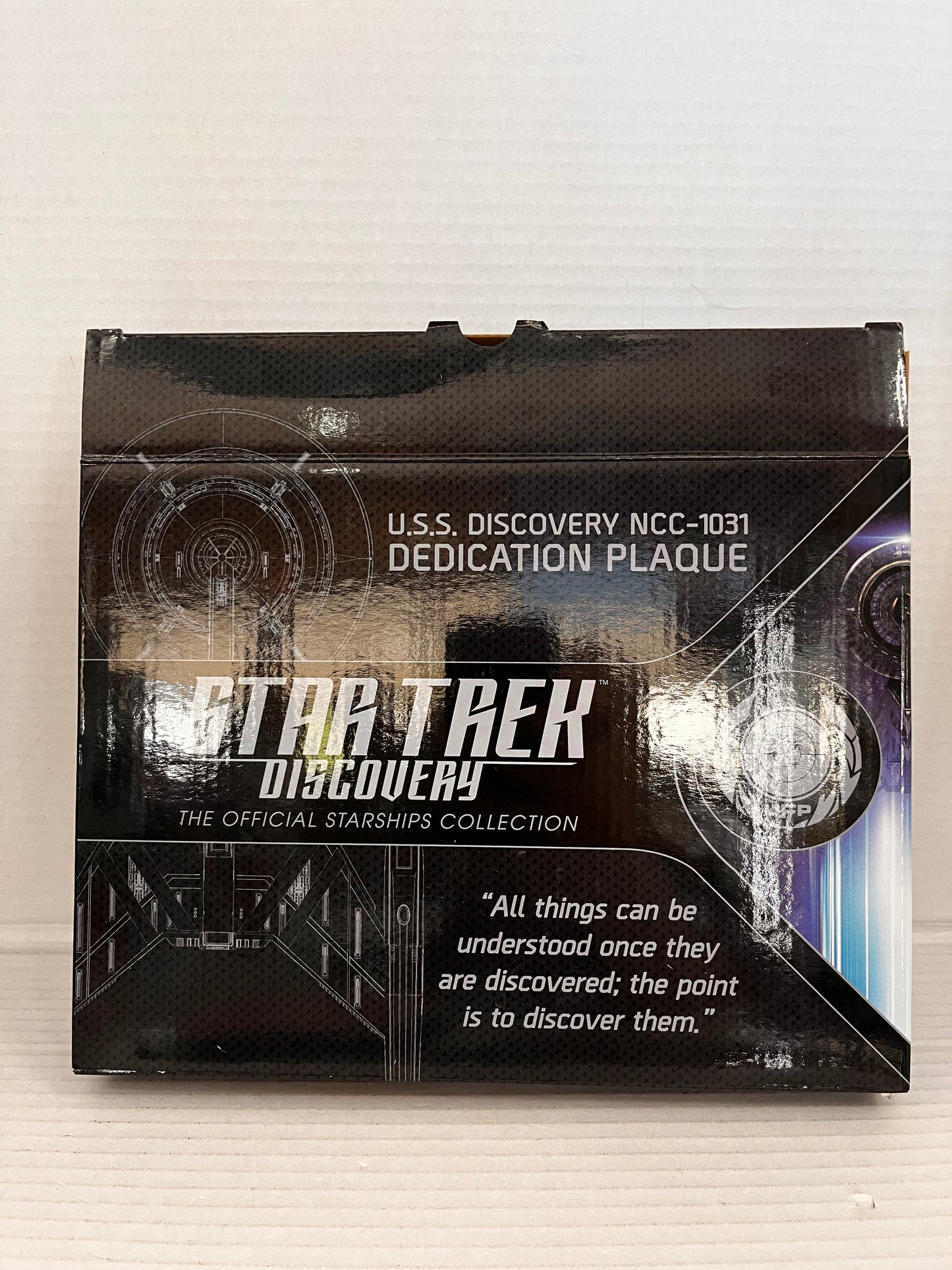 Star Trek USS Discovery NCC- 1031 Dedication Plaque Hero Collector