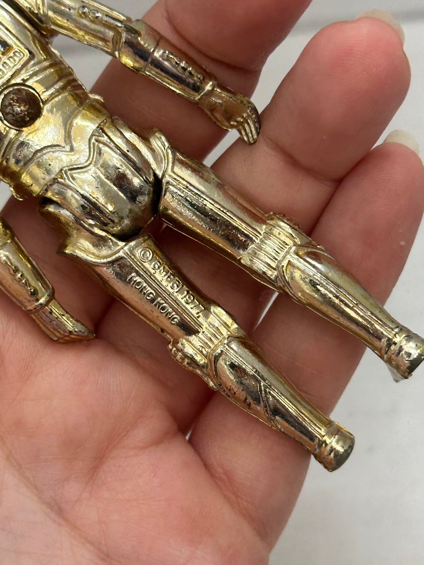 Vintage 1977 Kenner Star Wars C-3P0 Hong Kong Action Figure
