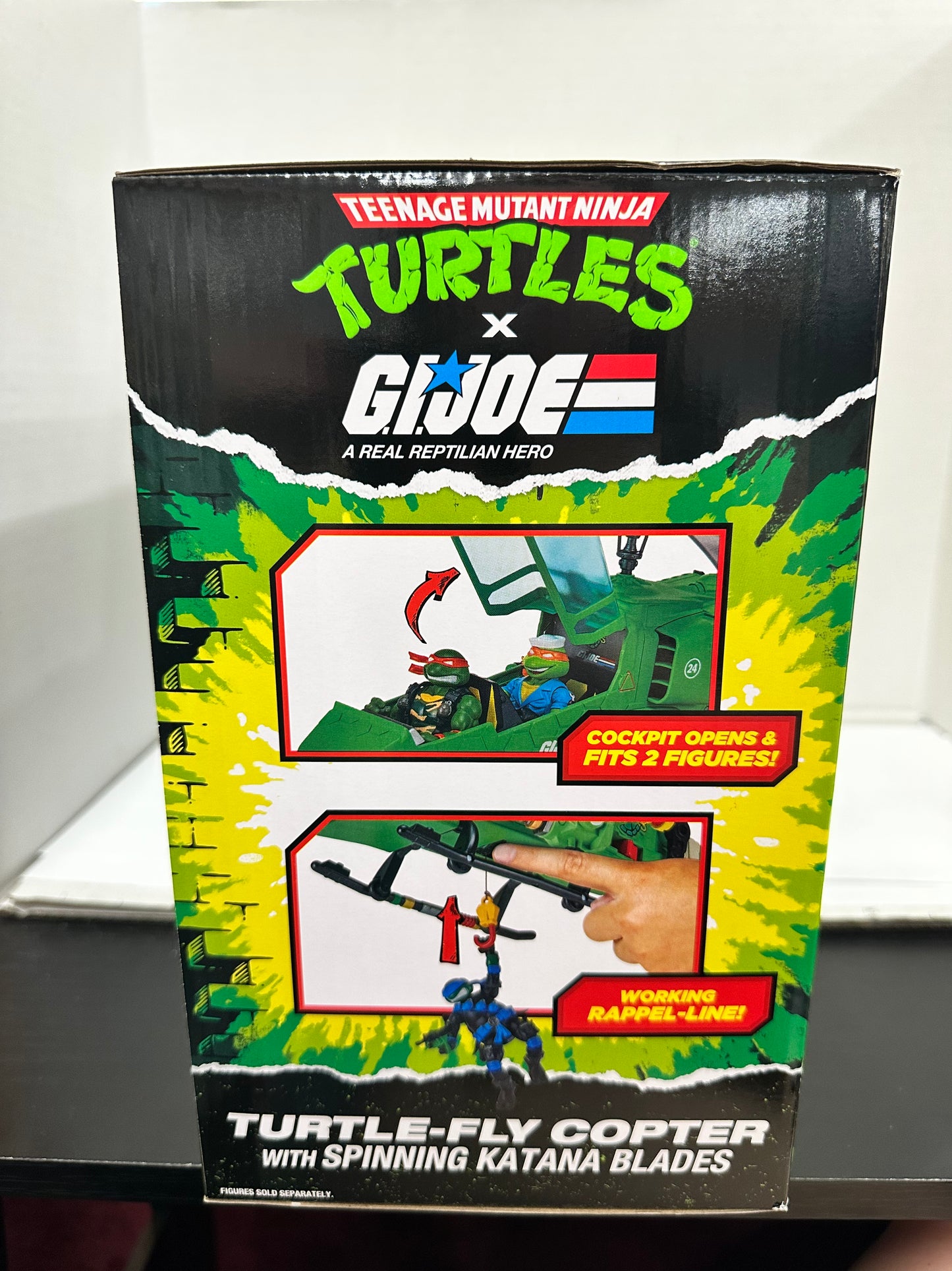 TMNT x GI Joe - Turtle Fly Copter Teenage Mutant Ninja Turtles Helicopter Blade