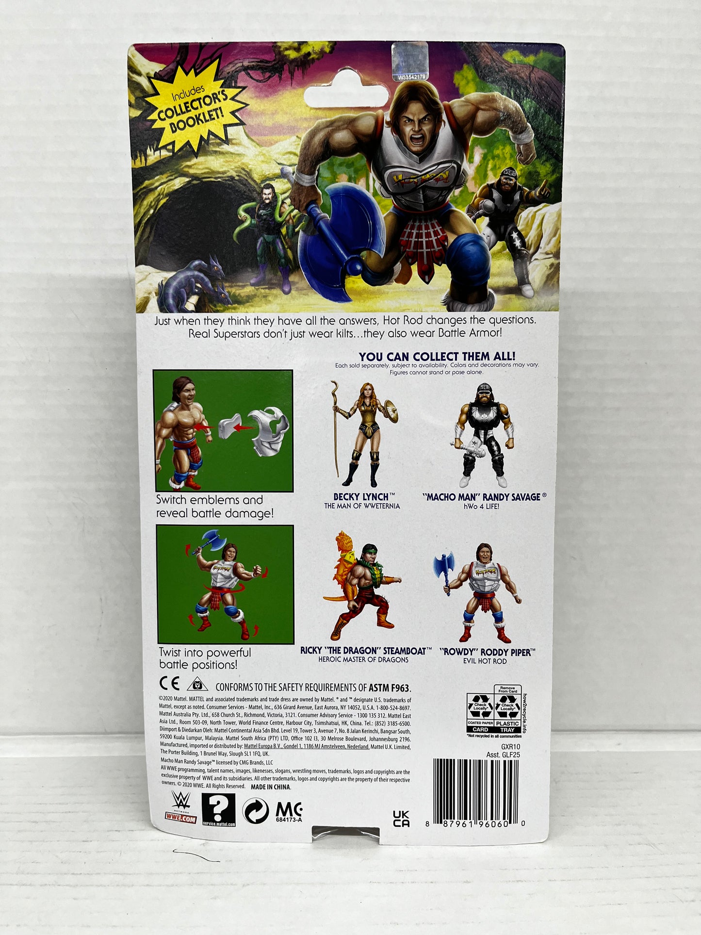 Mattel Masters of the WWE Universe "Rowdy" Roddy Piper Sealed MOTU