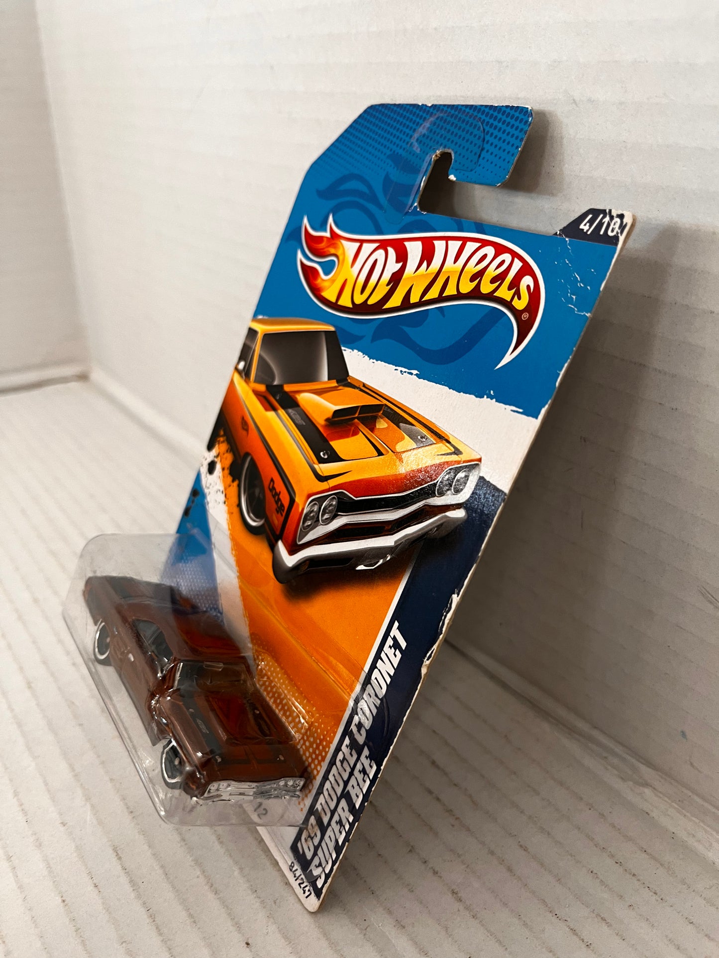 2012 Hot Wheels Super Treasure Hunt '69 Dodge Coronet Super Bee W/ Protector
