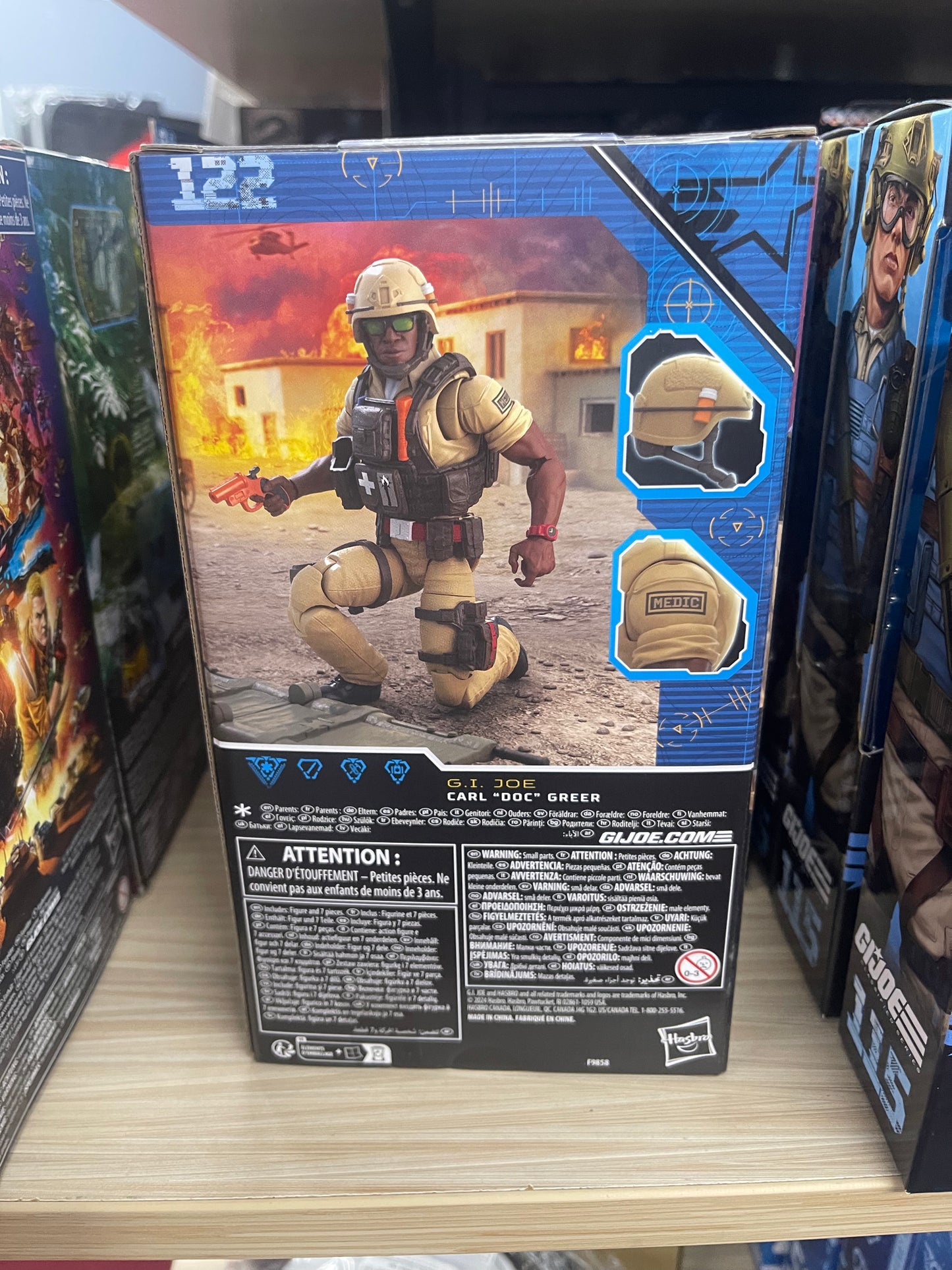 G.I. Joe Classified 6 Inch Figure- Carl Doc Greer #122