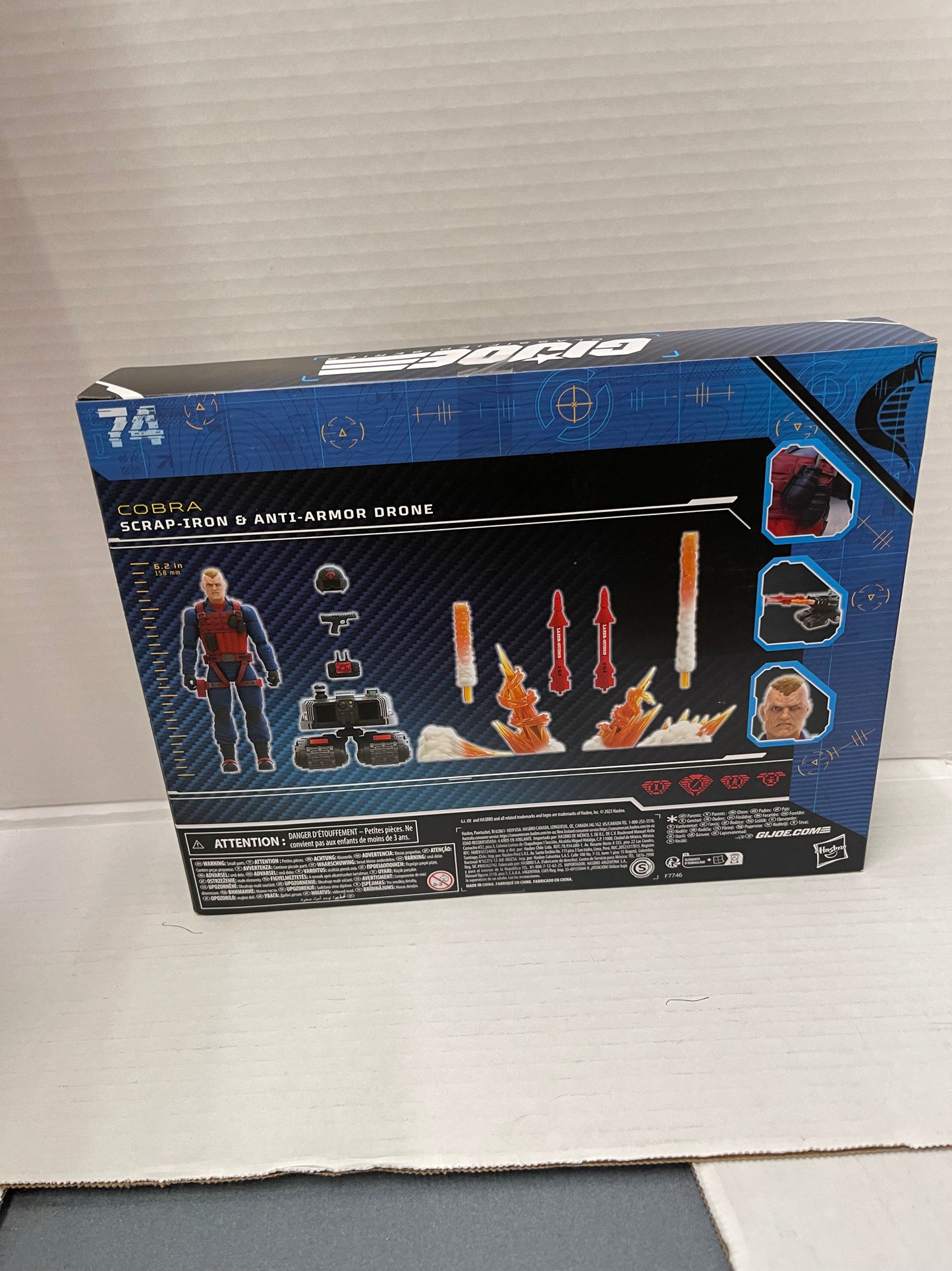 G.I. Joe Classified Series Scrap Iron and Anti Armor Drone #74